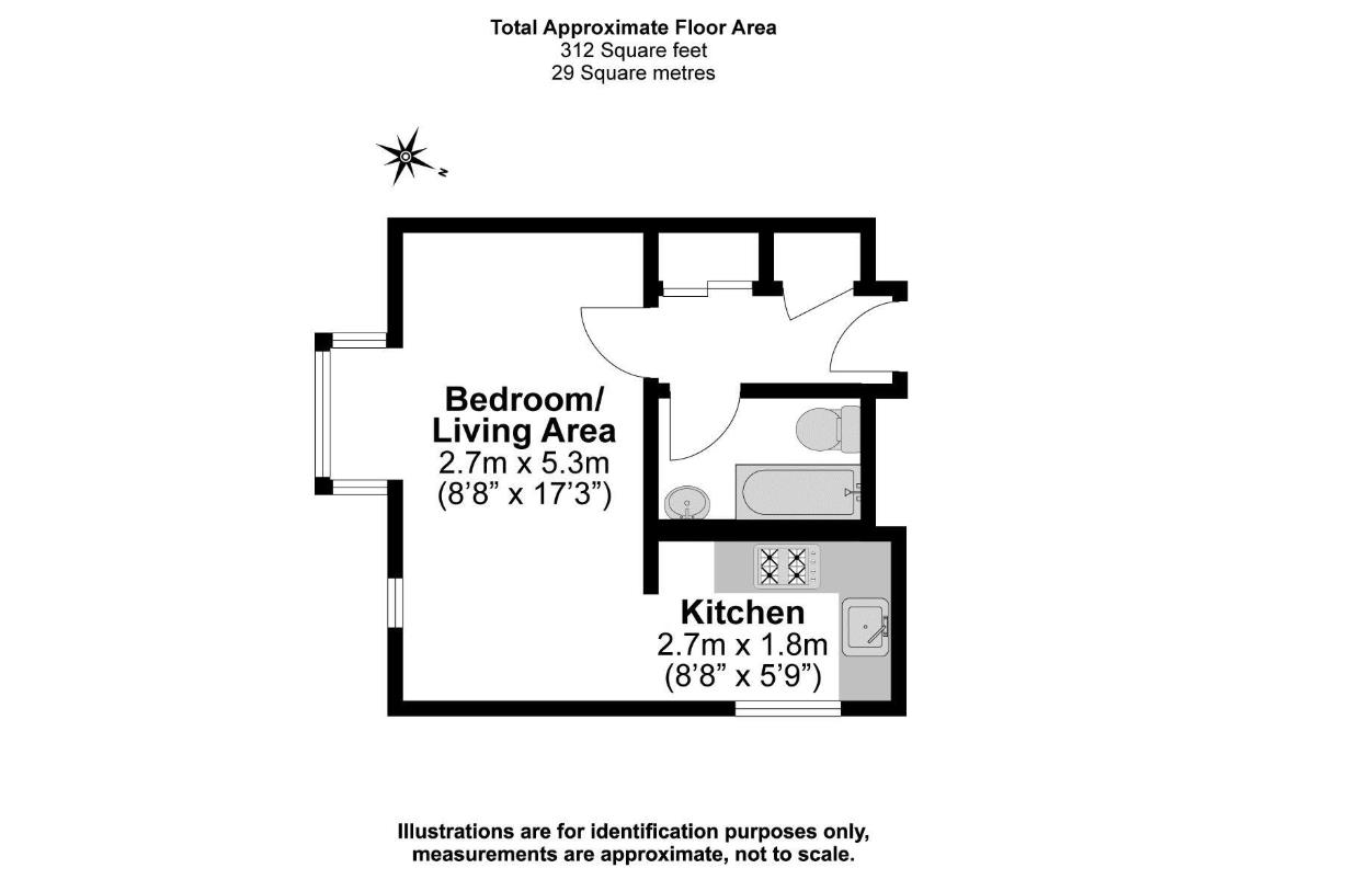 Flat 19, Tiree House, Franklin Avenue, Slough floorplan