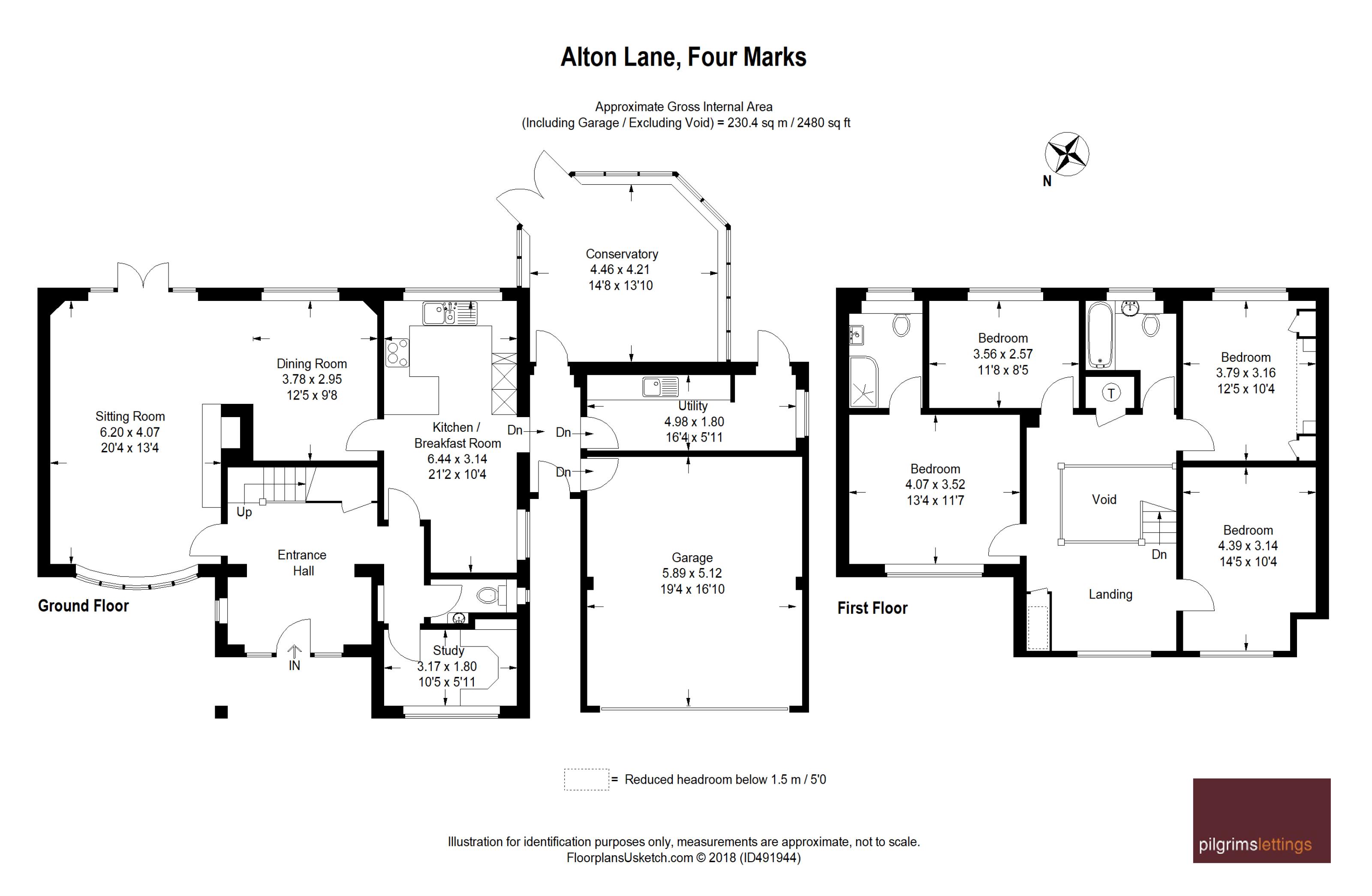 4 Bedrooms Detached house to rent in Alton Lane, Four Marks, Alton GU34