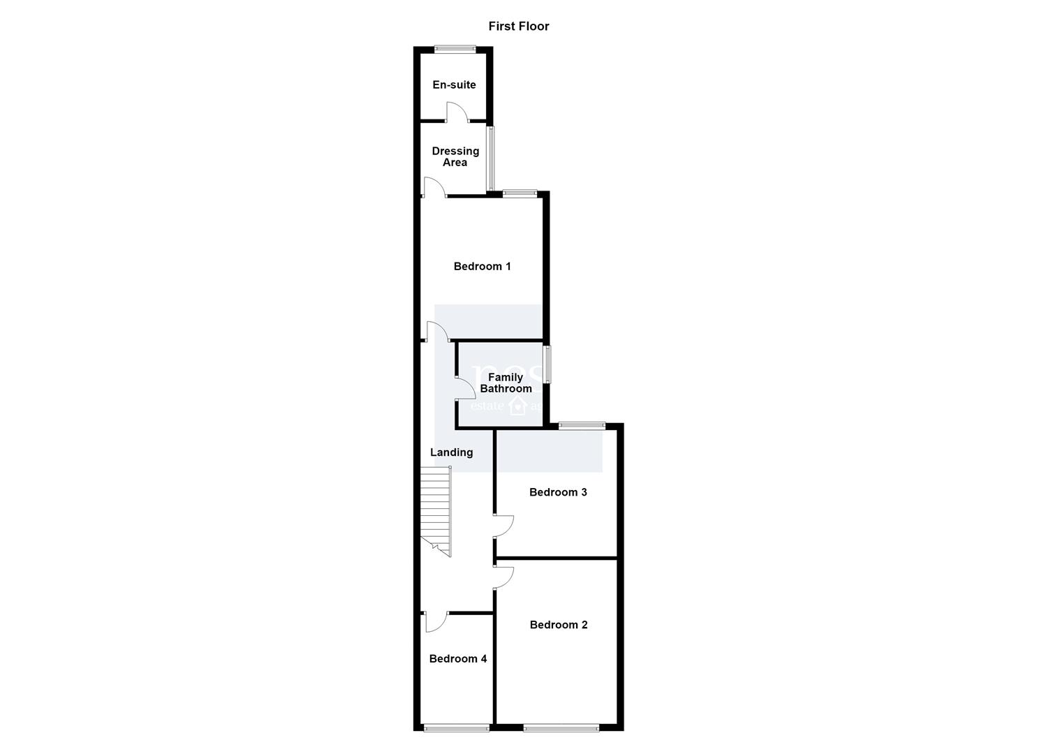 12, The Avenue, Leicester floorplan