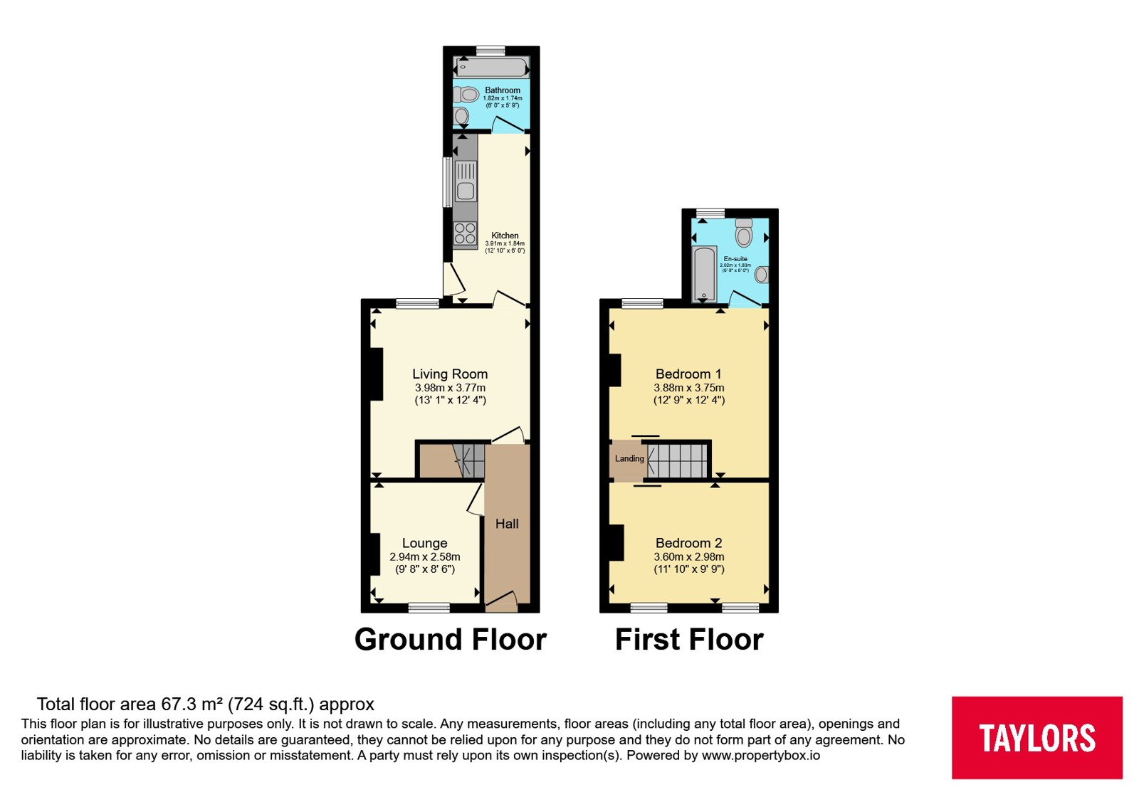 31, Warwick Street, Cardiff floorplan