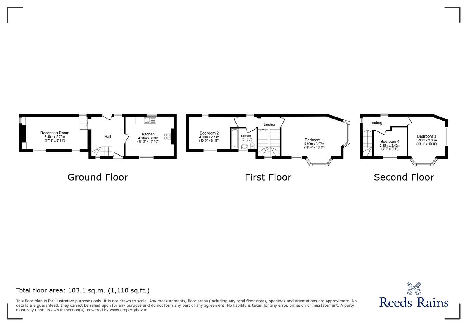 Sanders Cross House, 105, Woodhead Road, Glossop floorplan