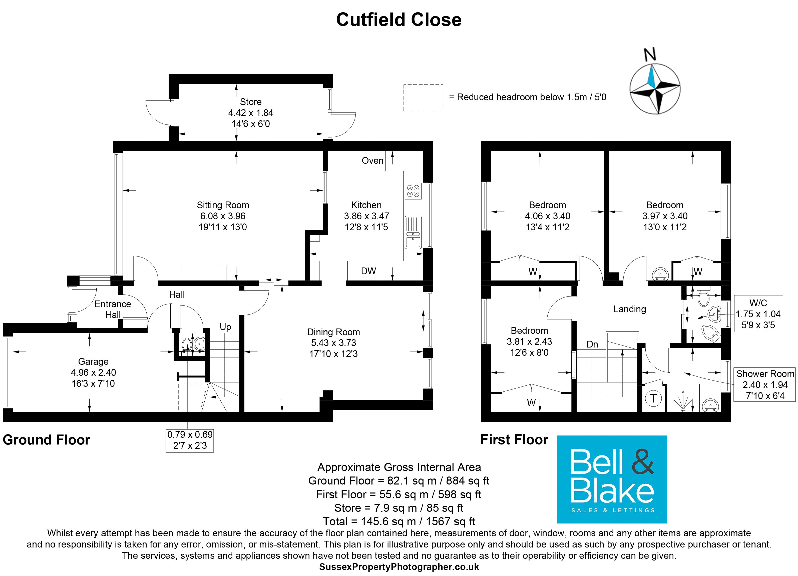 1, Cutfield Close, Chichester floorplan