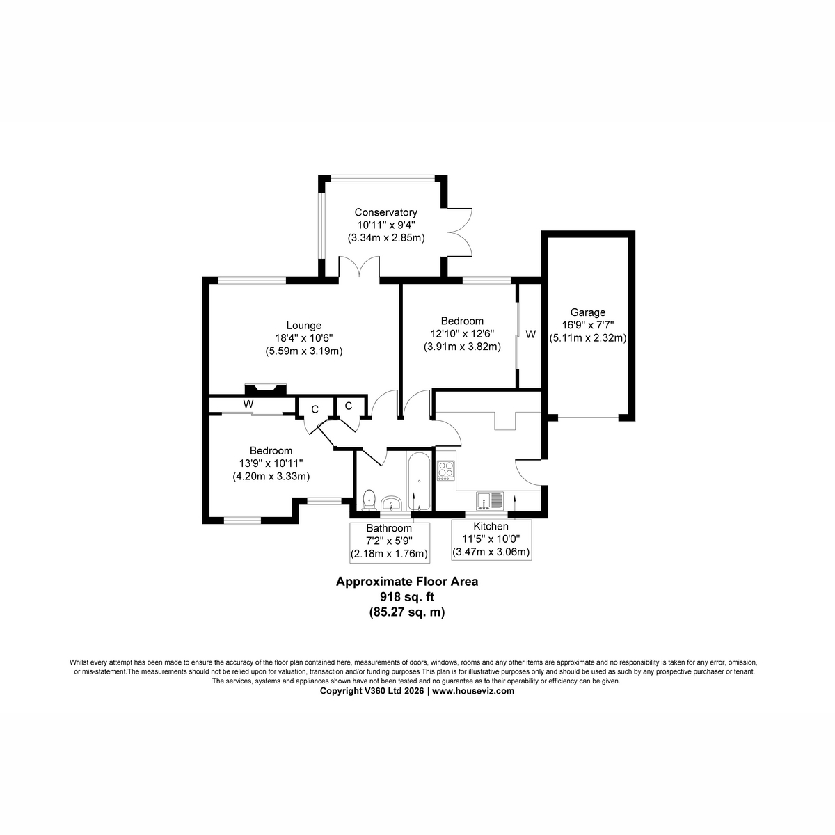 37, Greens Road, Doncaster floorplan
