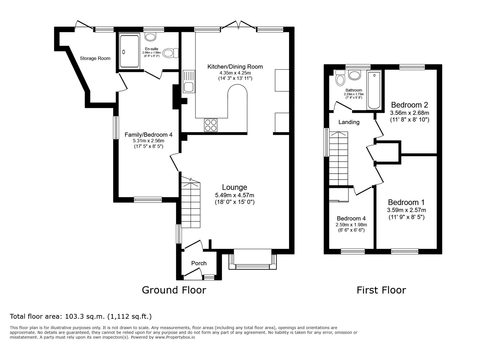 1, Strawberry Fields, Tadley floorplan