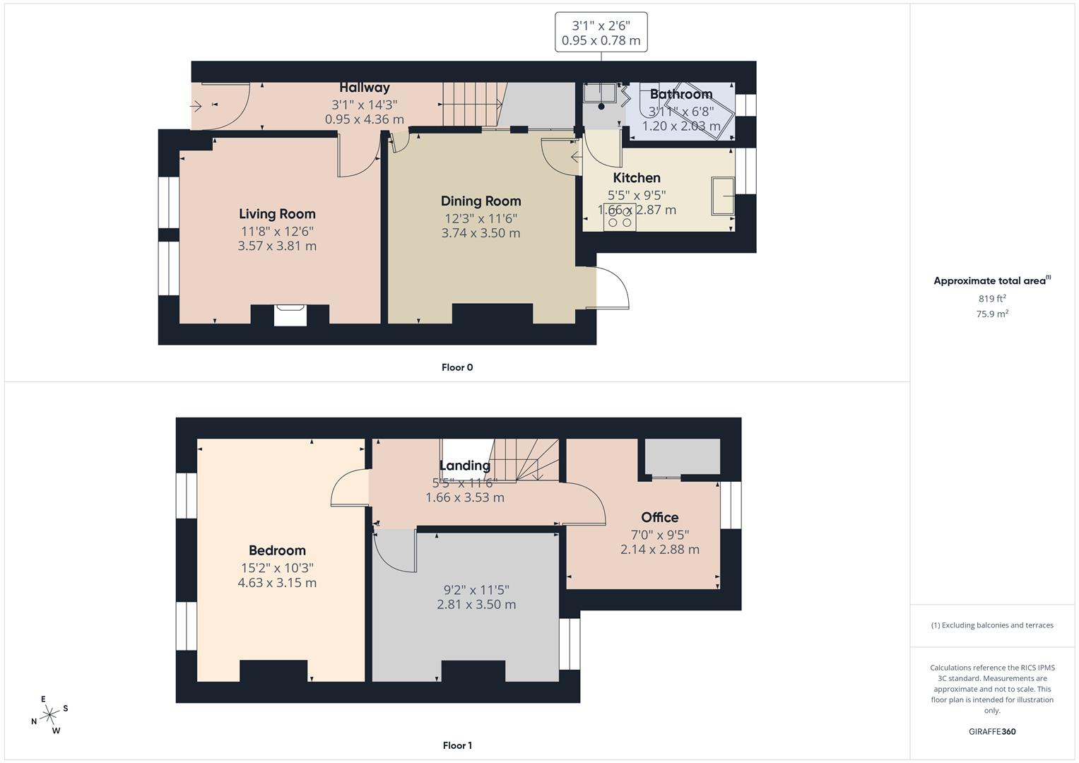 88, Rosebery Avenue, London floorplan