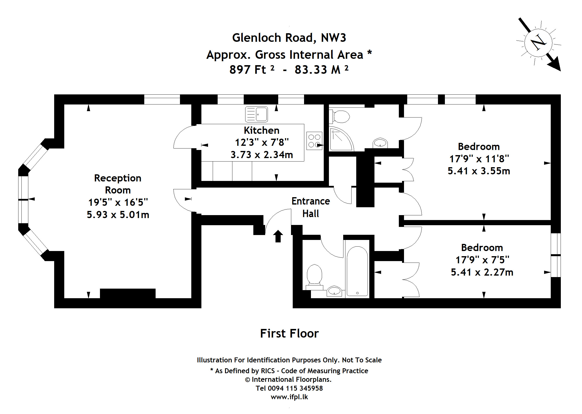 Glenloch Road, London, NW3 floorplan