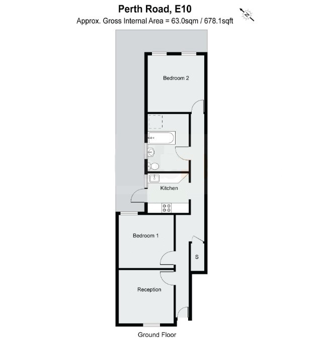 81 Perth Road, London floorplan