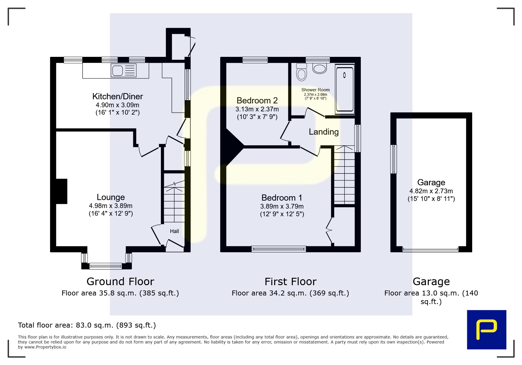 39, Lambley Crescent, Hebburn floorplan