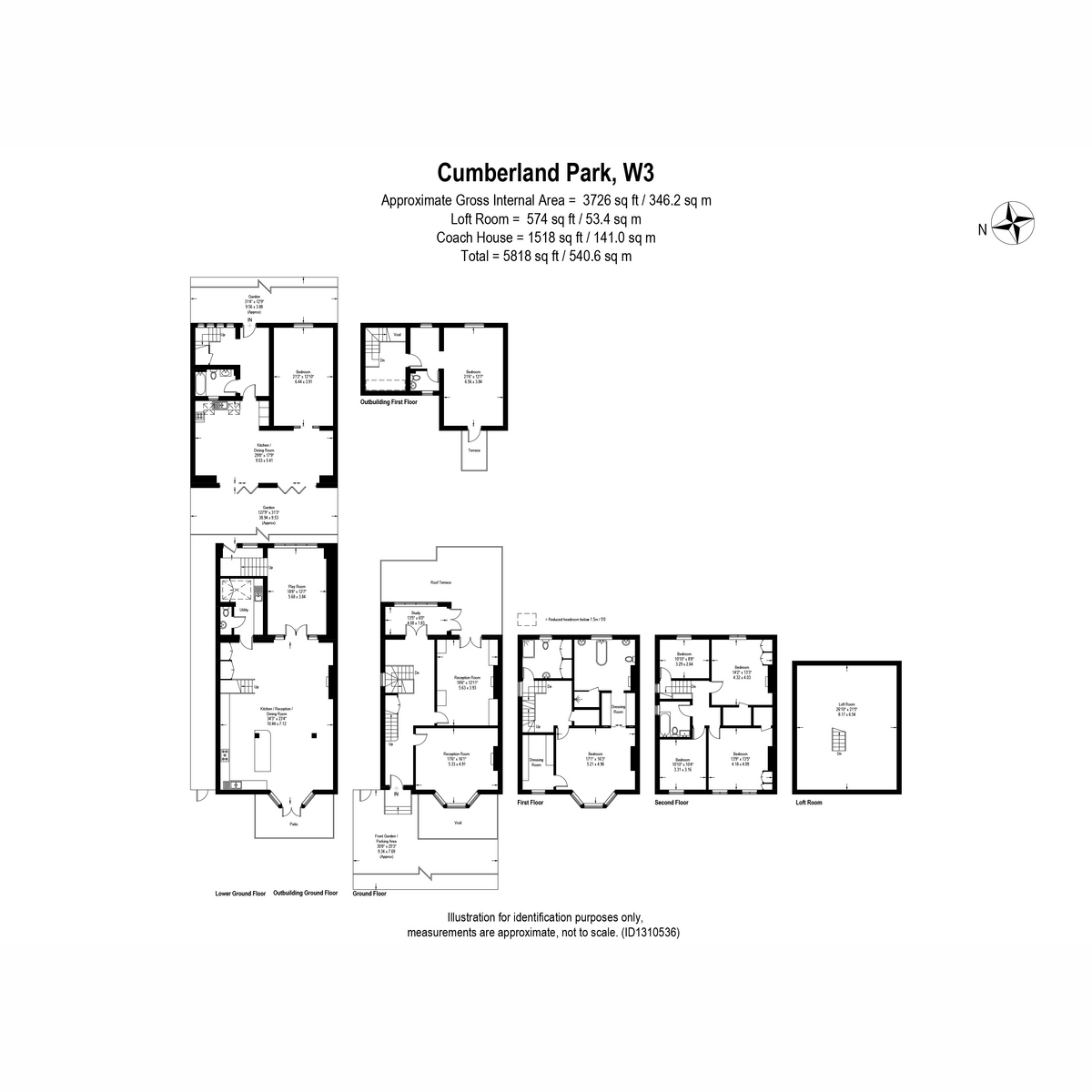 31, Cumberland Park, London floorplan