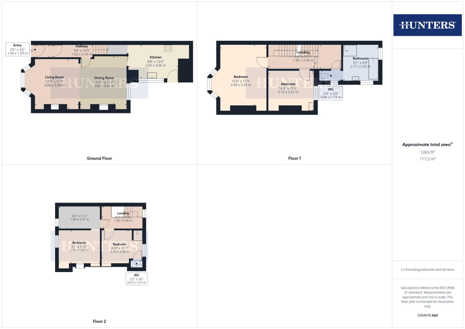 Ferndale Terrace, Bridlington, East Riding of Yorkshire, YO15 floorplan