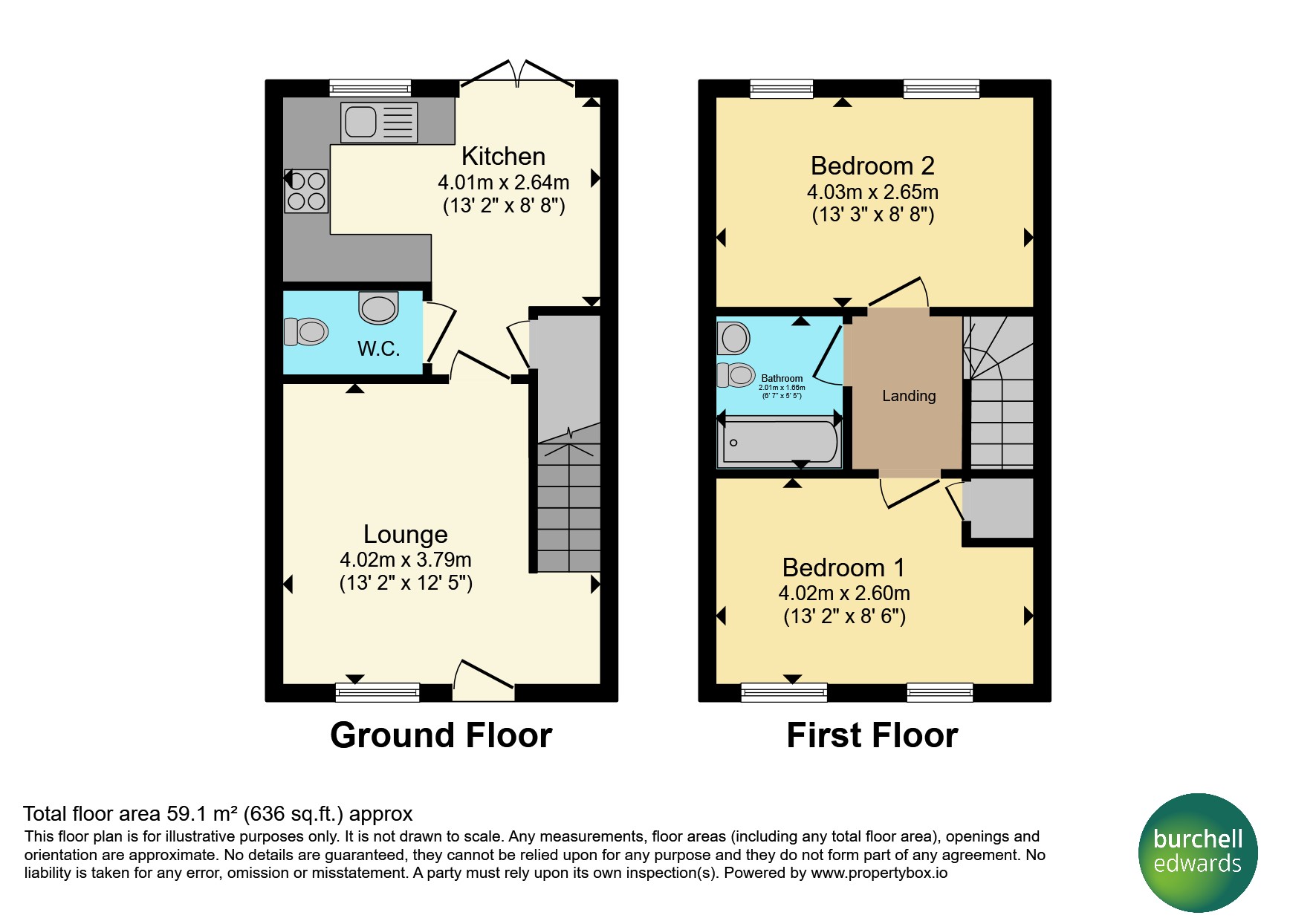 2, The Wharf, Belper floorplan