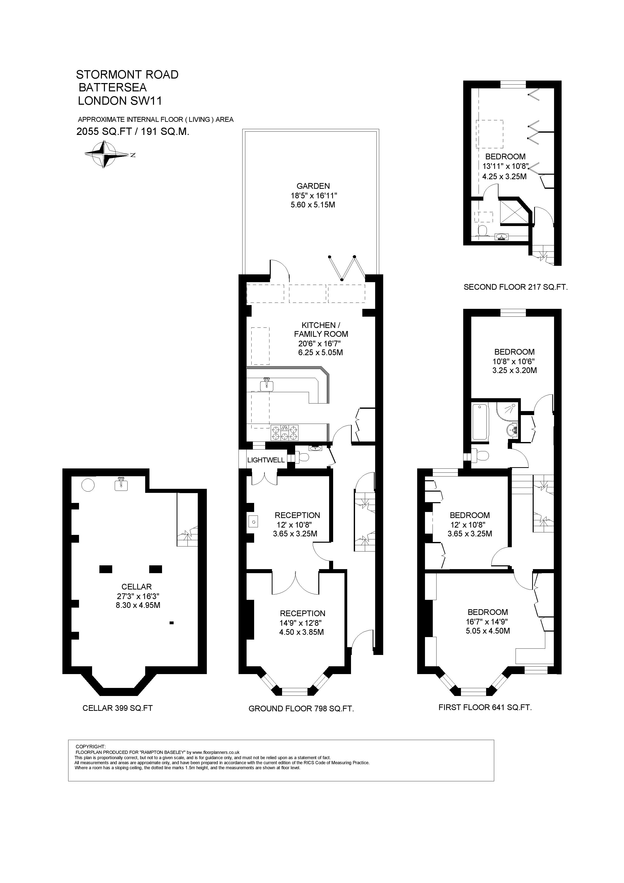 70, Stormont Road, London floorplan