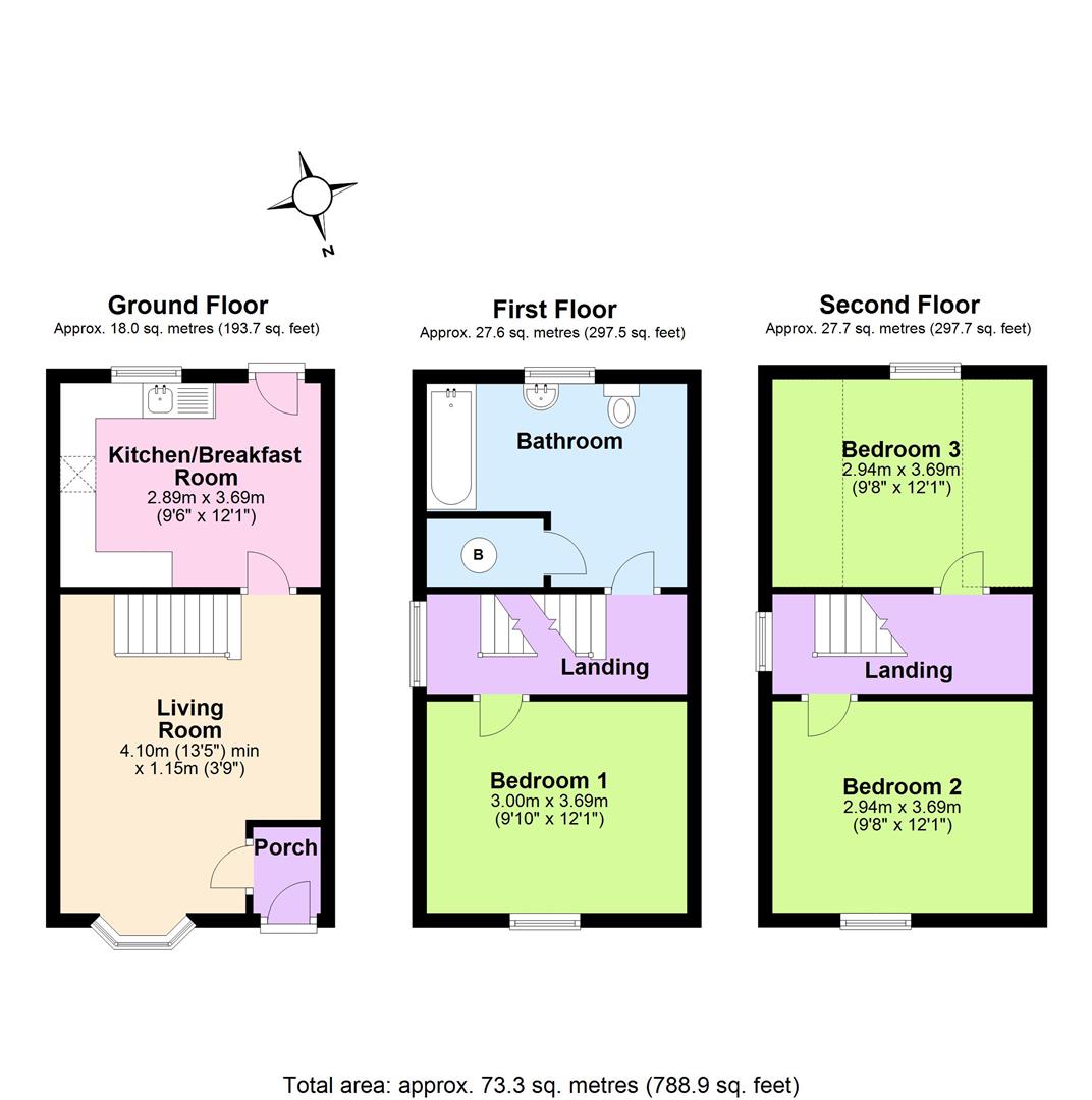 46A, Market Street, Knighton floorplan