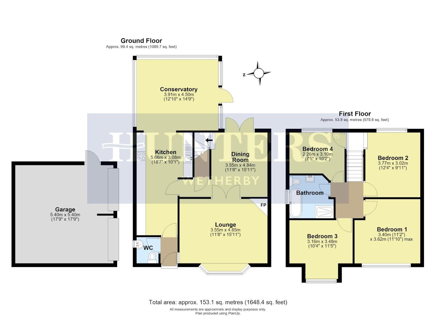 1, Mill Lane, Tadcaster floorplan