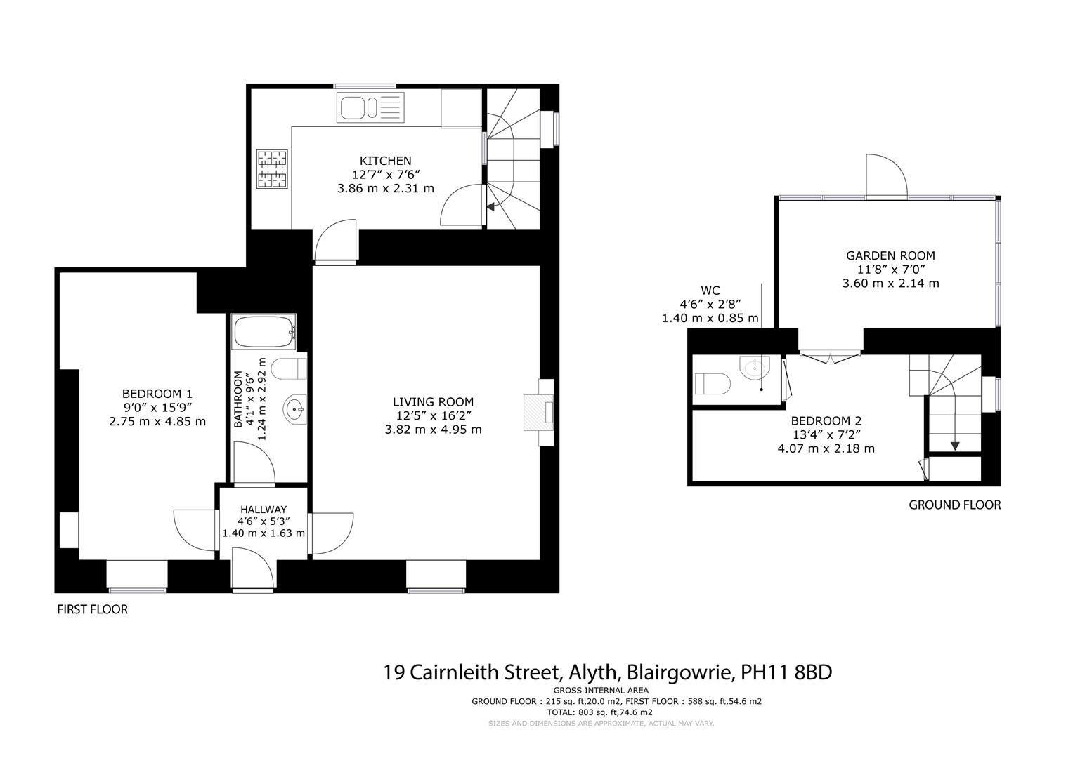 19, Cairnleith Street, Blairgowrie floorplan