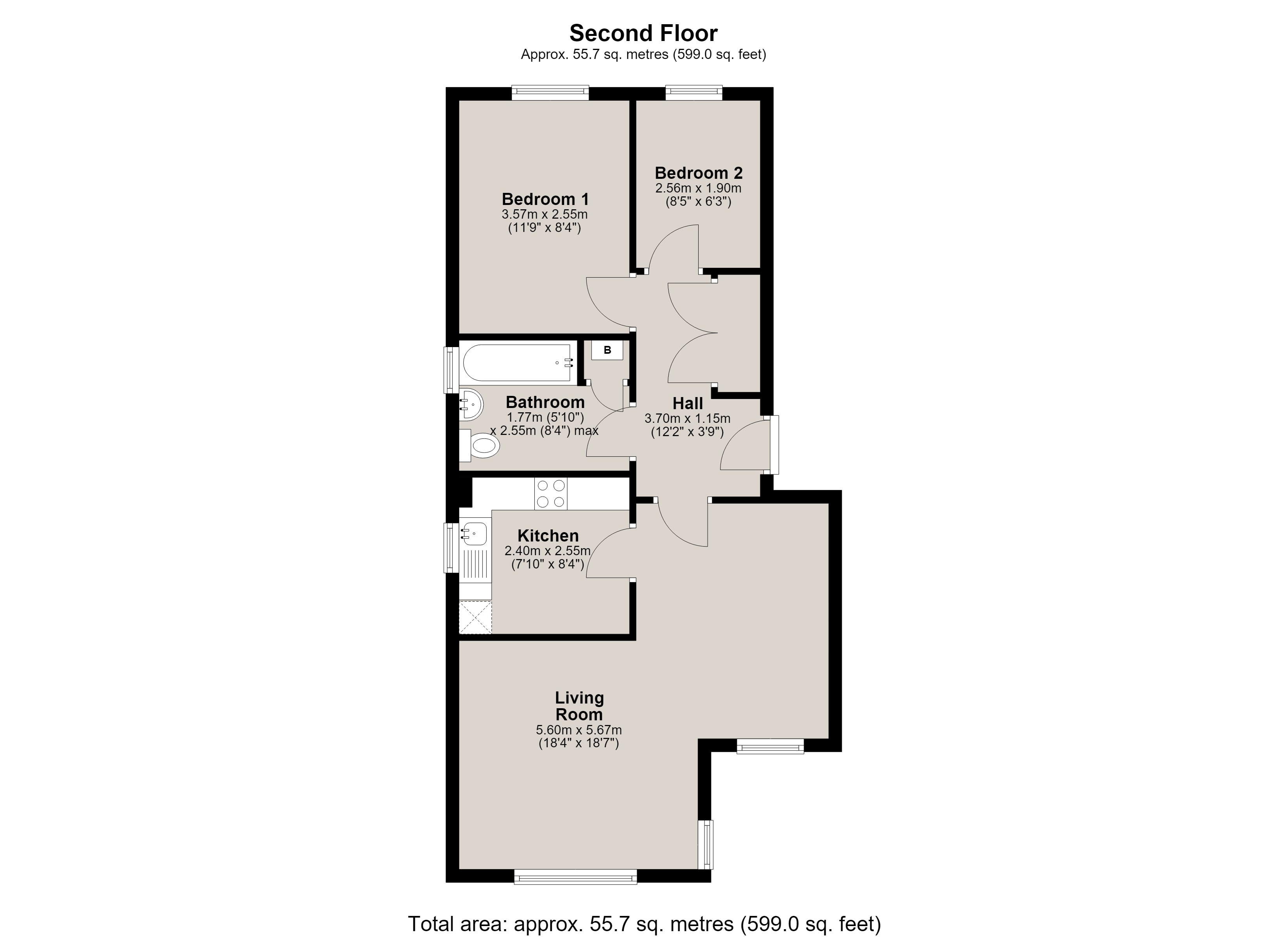 5, Sloane Court, Newcastle Upon Tyne floorplan