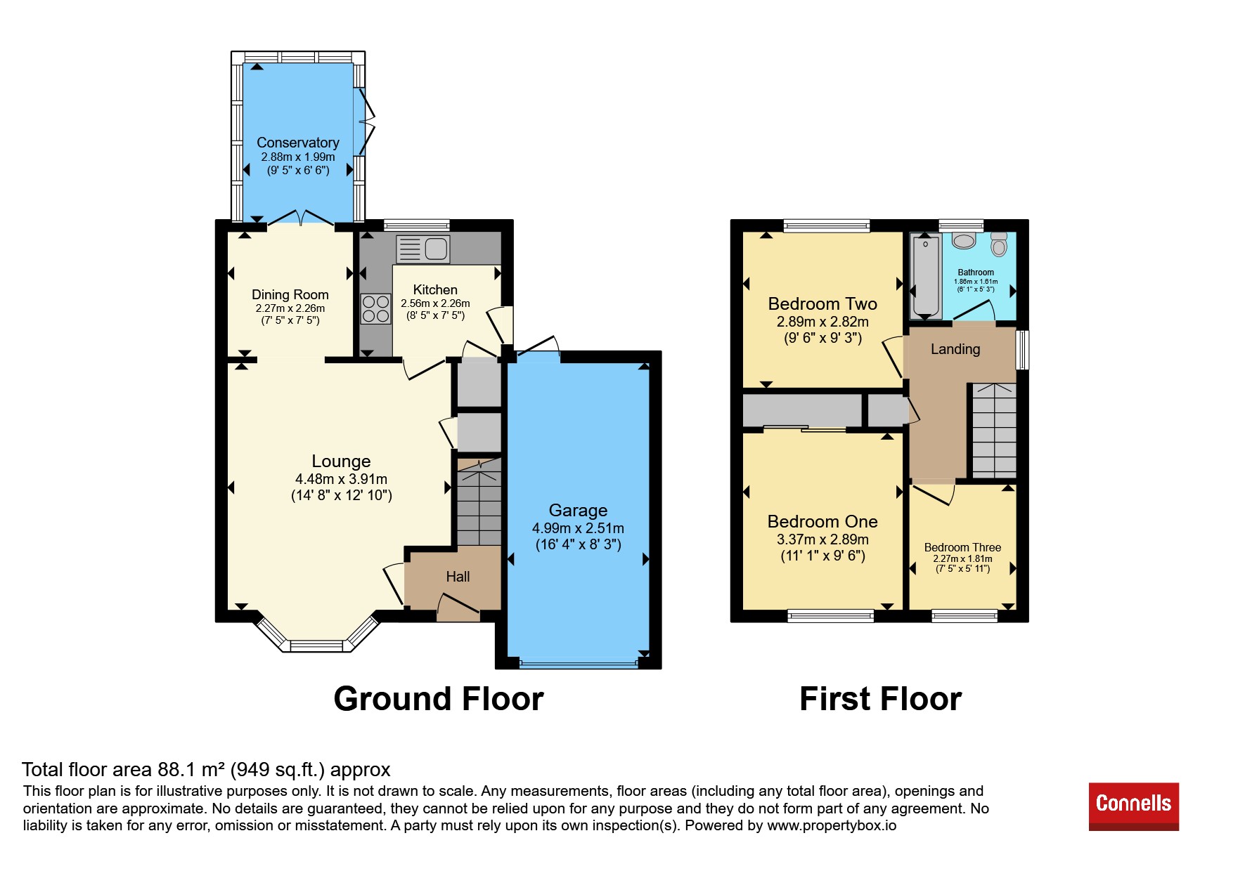 17, Lincoln Close, Grantham floorplan