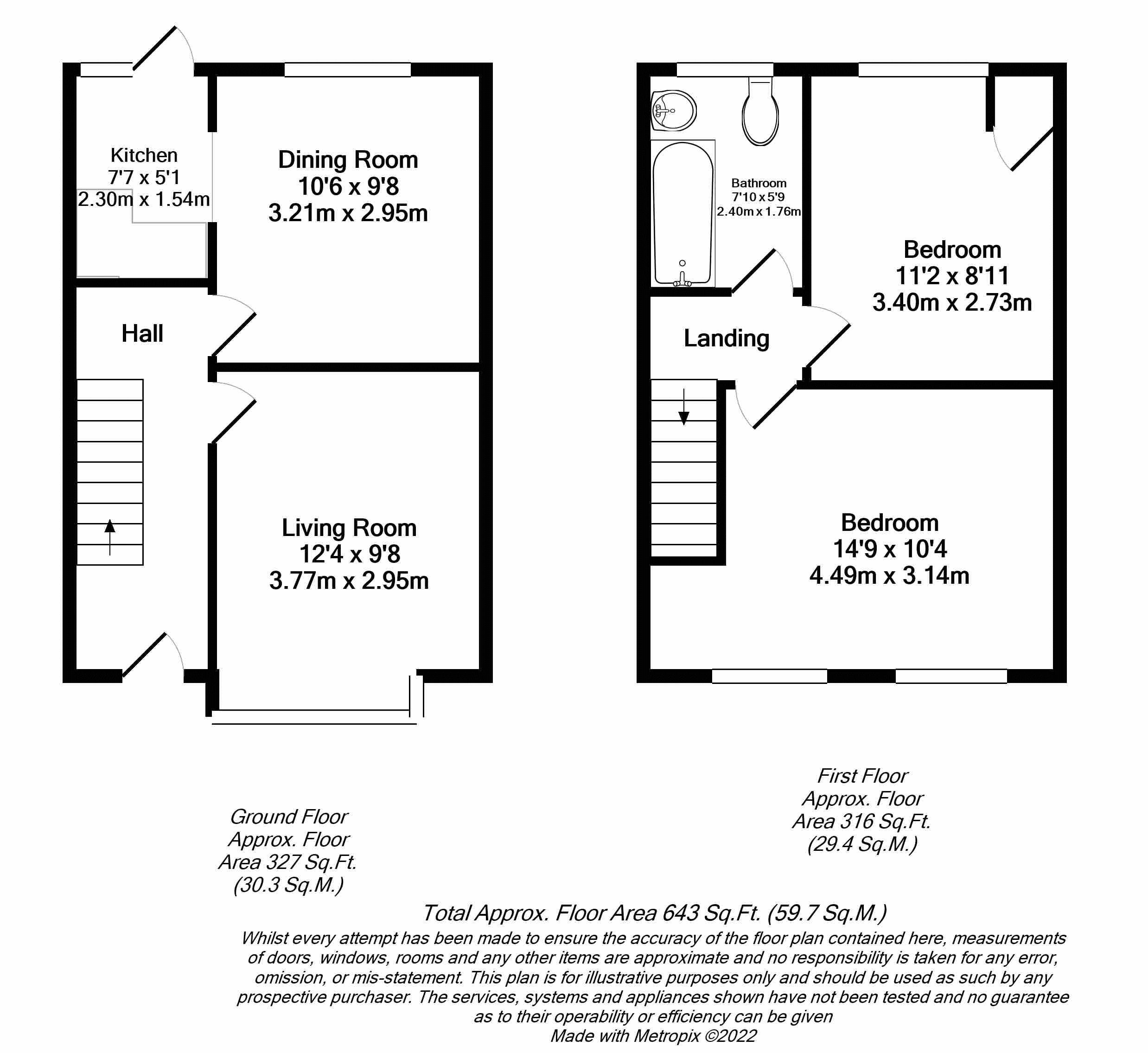 Edward Street, Eastville, Bristol BS5, 2 bedroom terraced house for