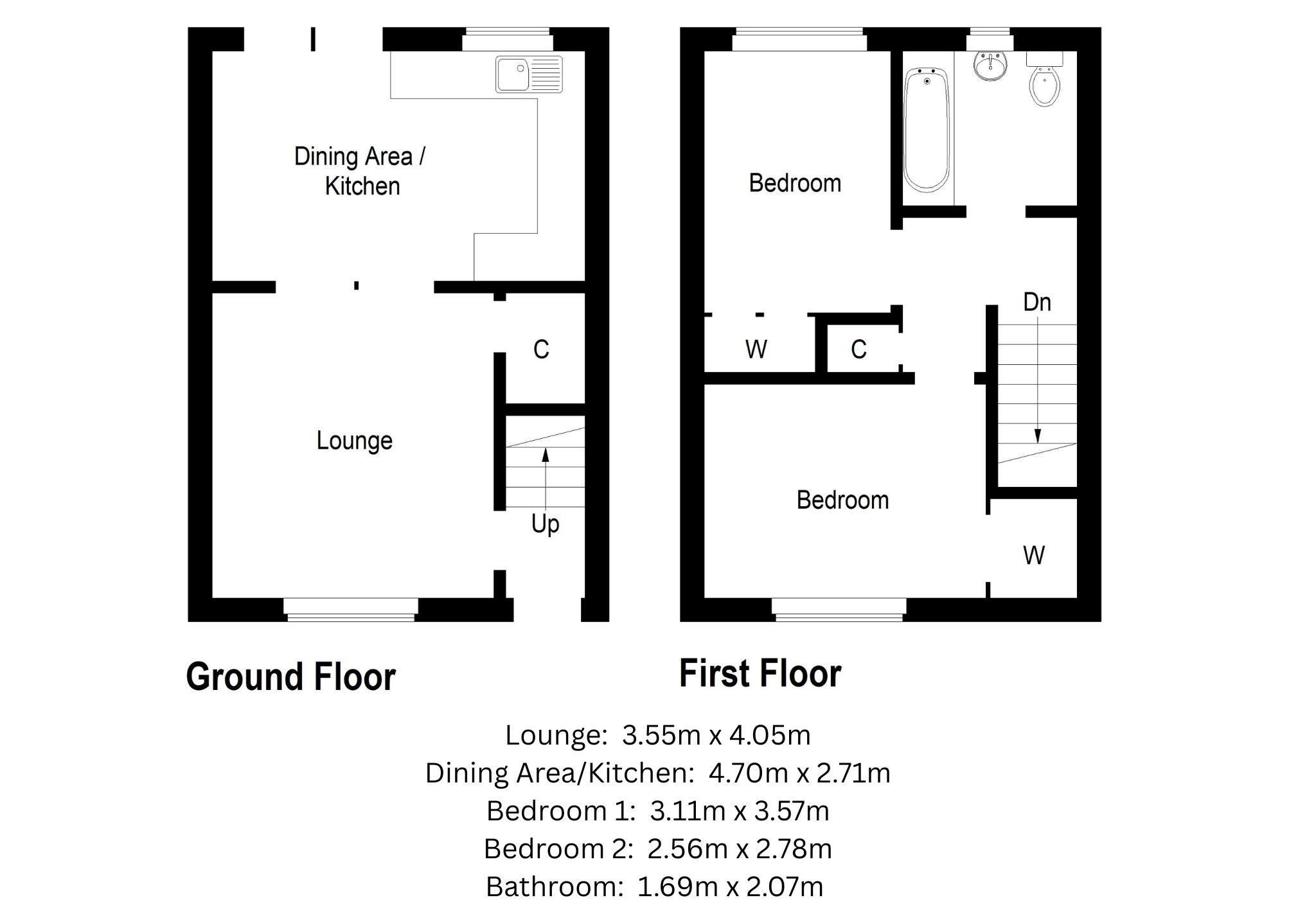 12, Seafield Close, Dundee floorplan