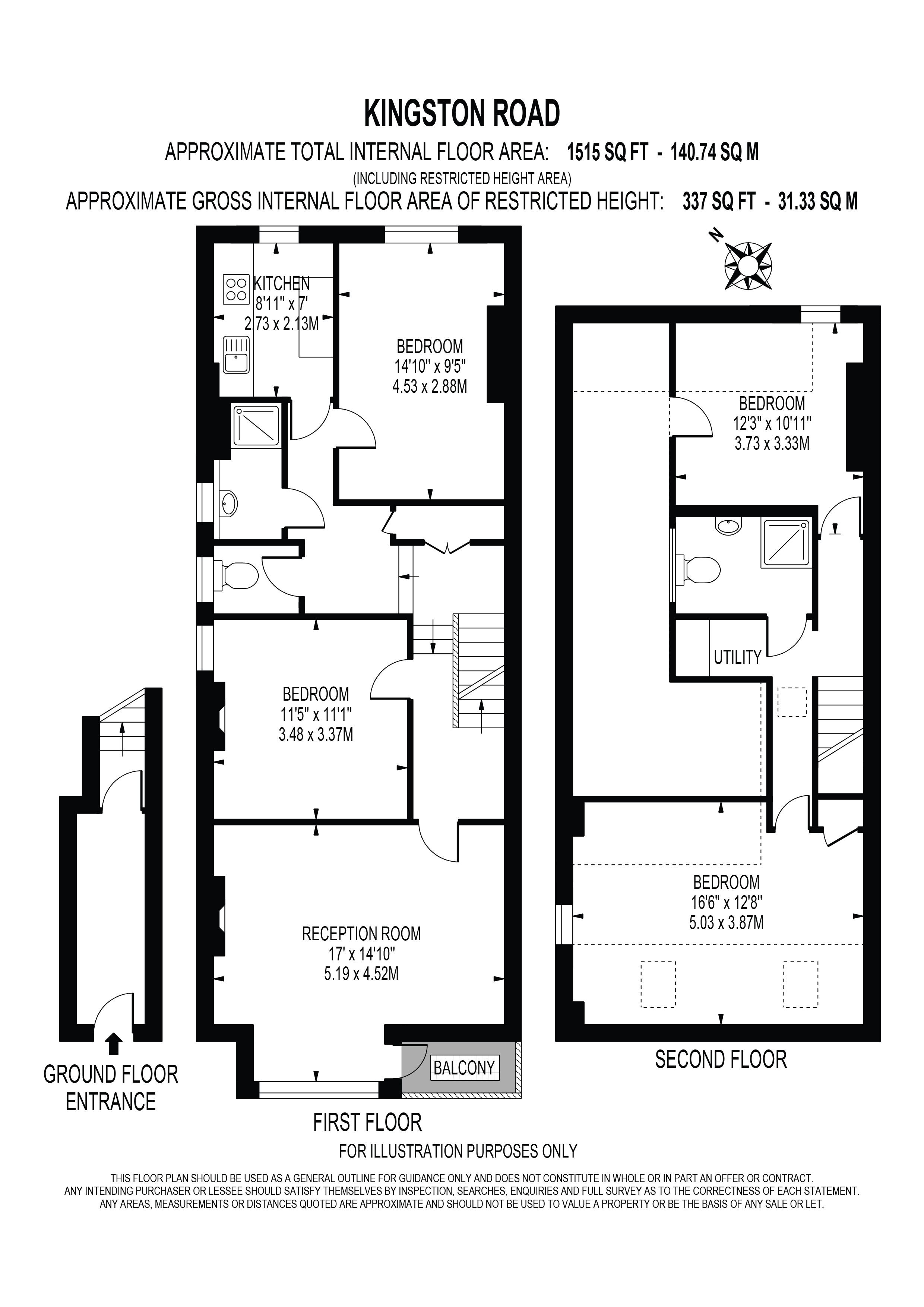 173A, Kingston Road, Teddington floorplan