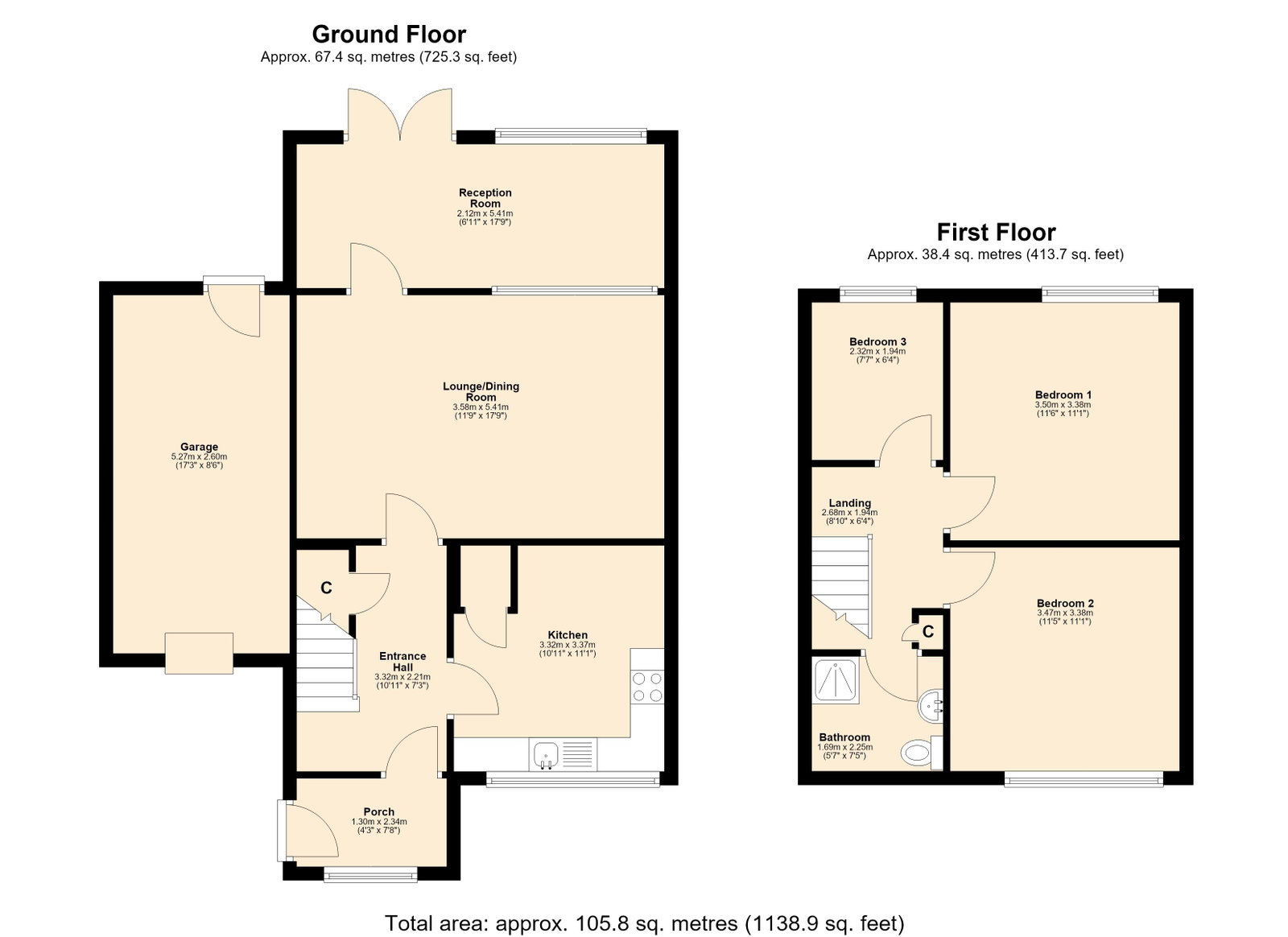 12, Thurston, Skelmersdale floorplan