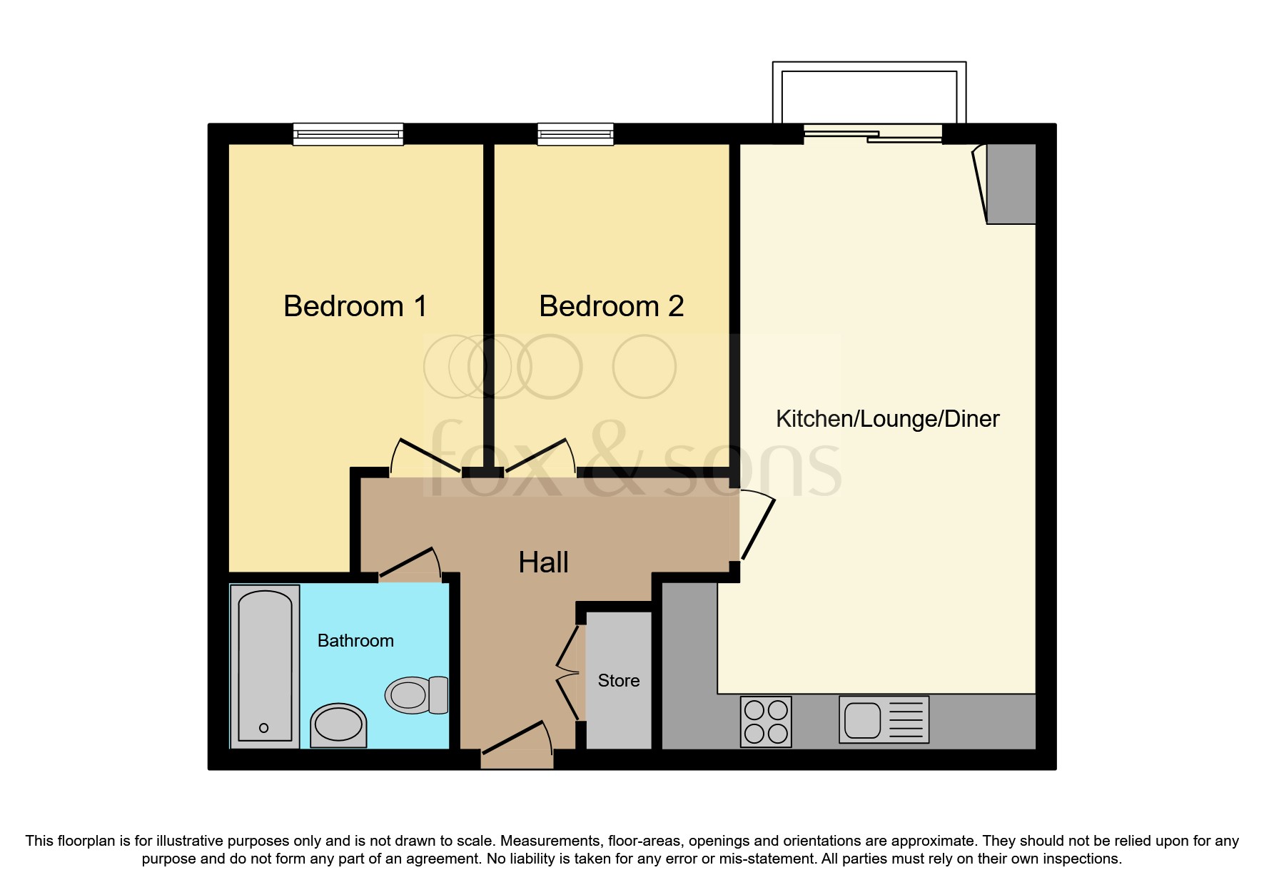 Blanchard Avenue, Gosport PO13, 2 bedroom flat for sale 66665574