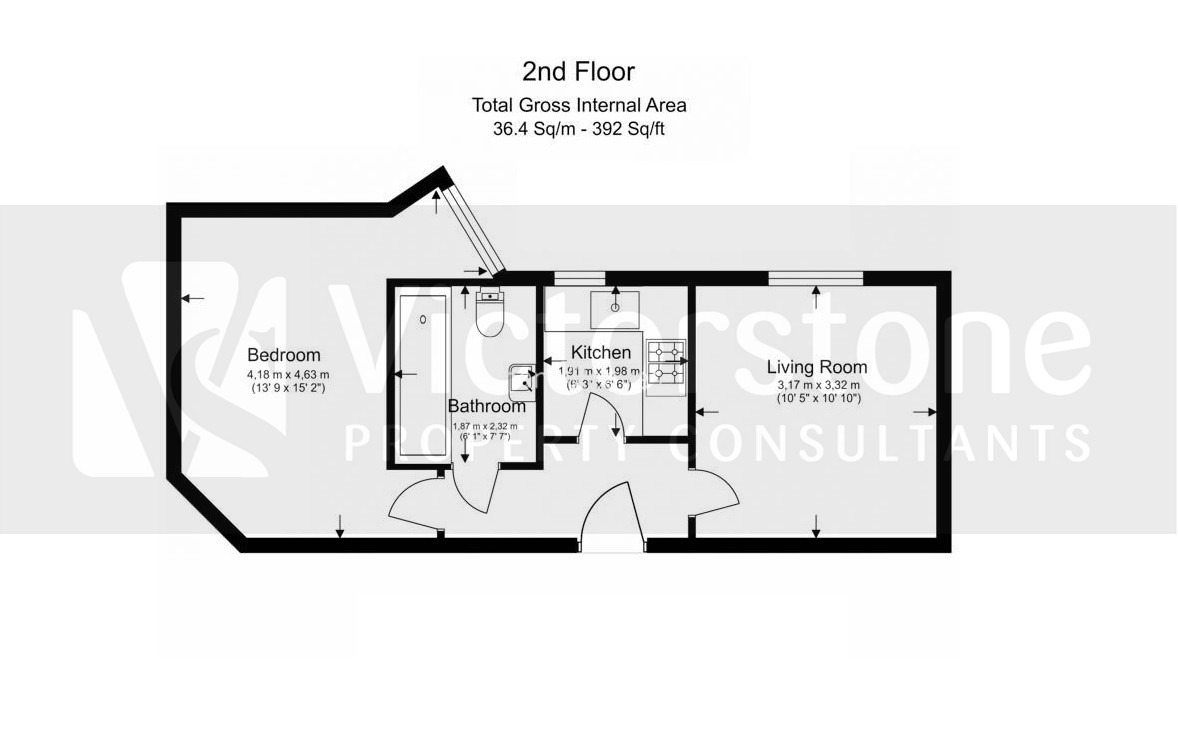 272 Chelsea Cloisters, Sloane Avenue, Greater London floorplan