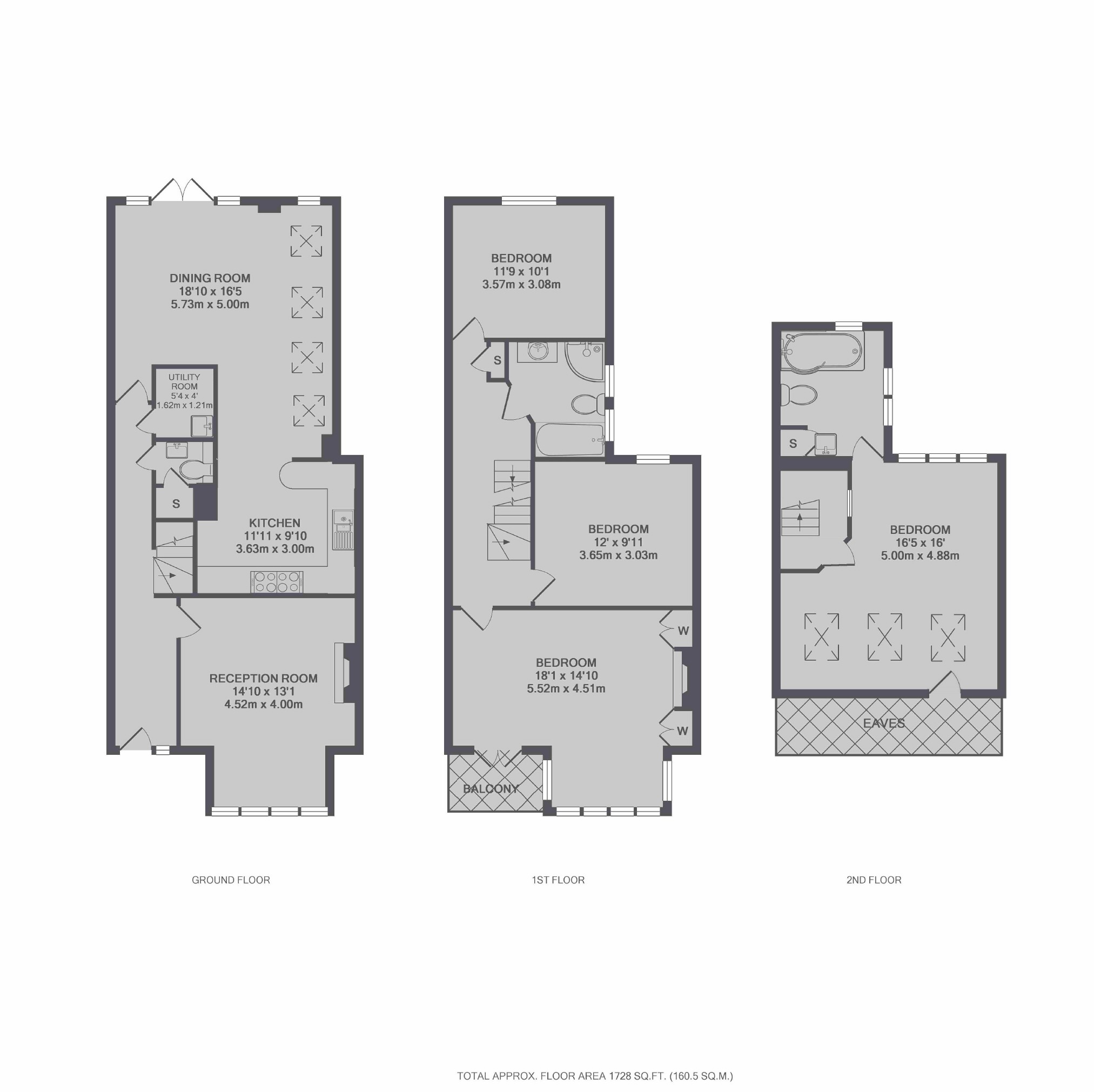 31, The Crescent, London floorplan