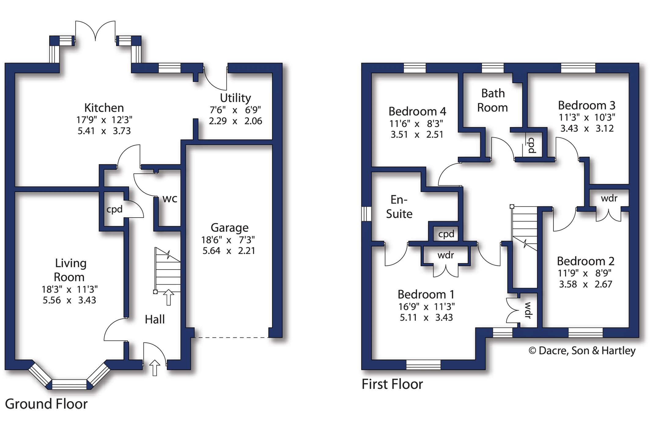 36, The Brow, Cullingworth floorplan