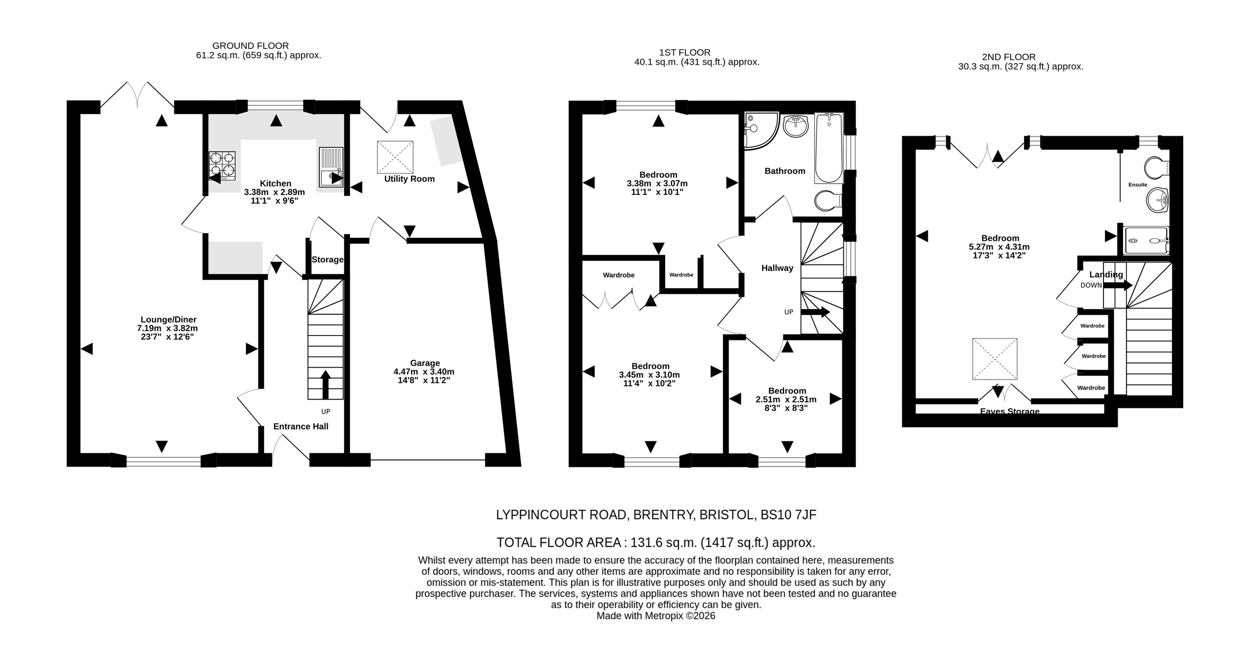 7 Lyppincourt Road, Bristol floorplan