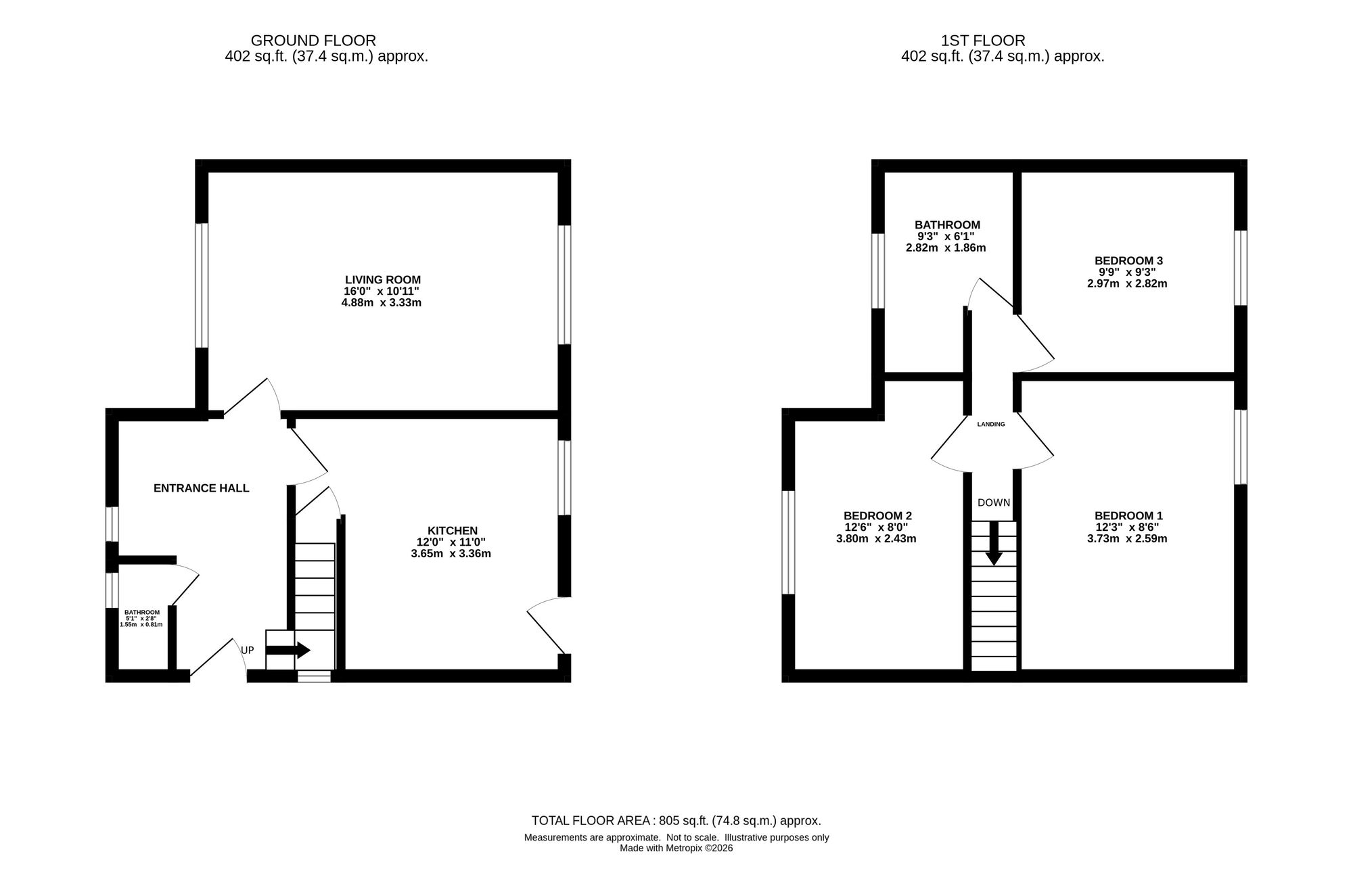 13 Mayfield Avenue, Macclesfield floorplan