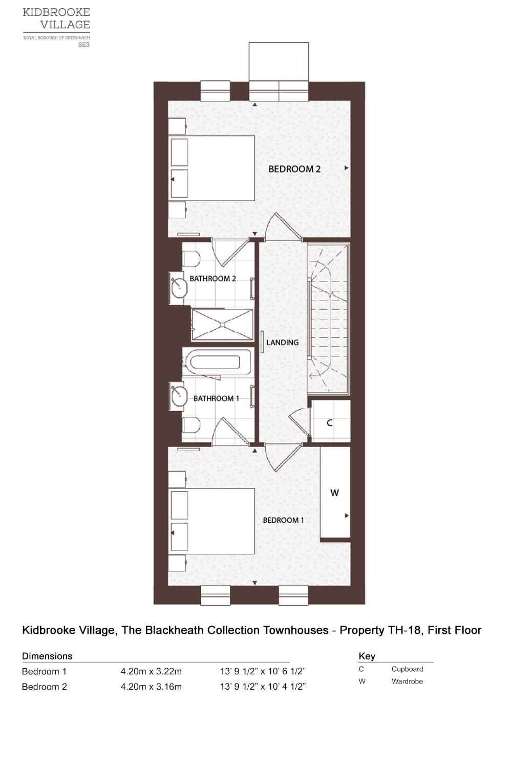 TH18, Greenwich, Se3 9Fw, Greenwich floorplan