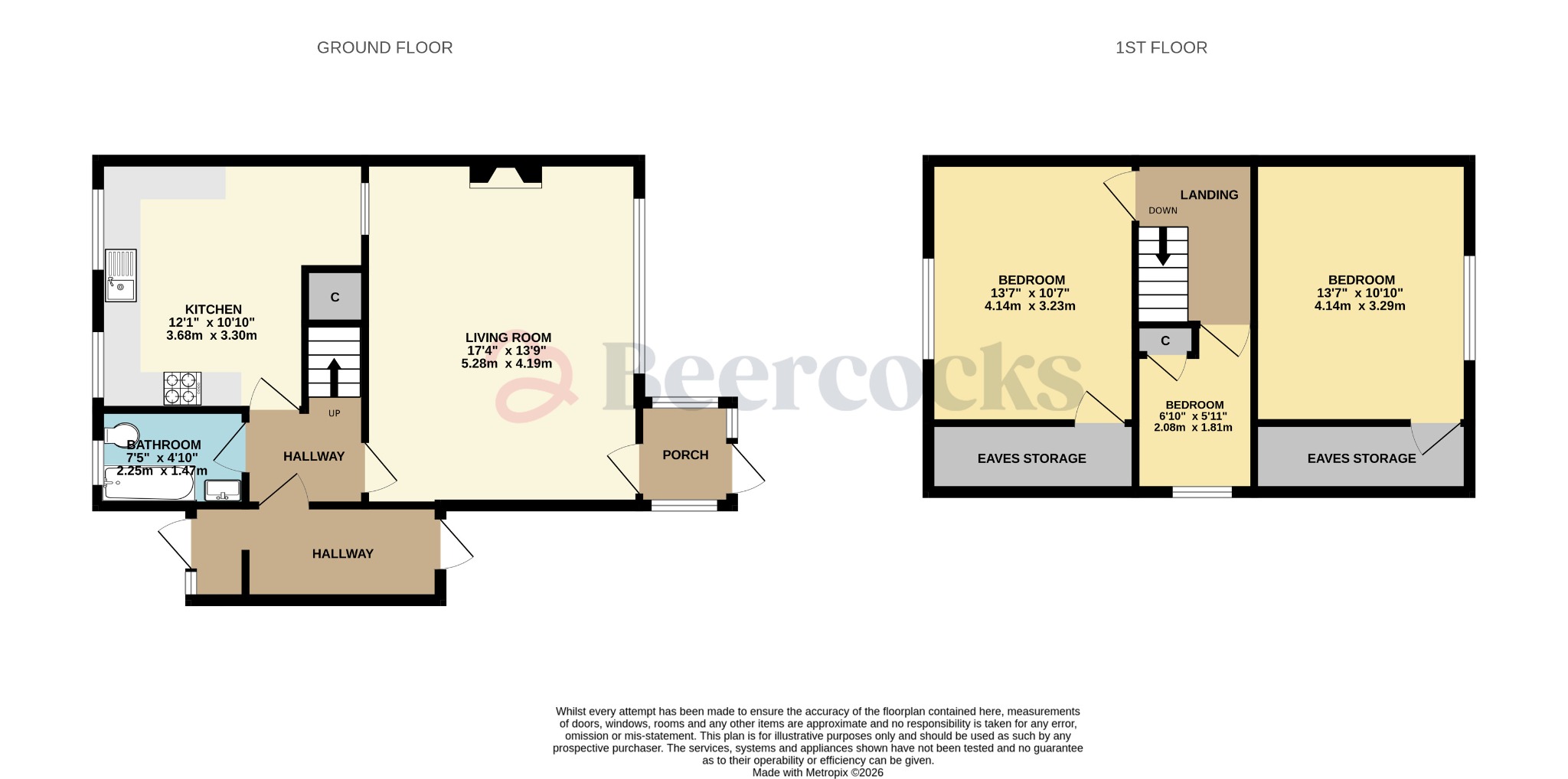 46 Devon Street, Cottingham, East Riding of Yorkshire floorplan