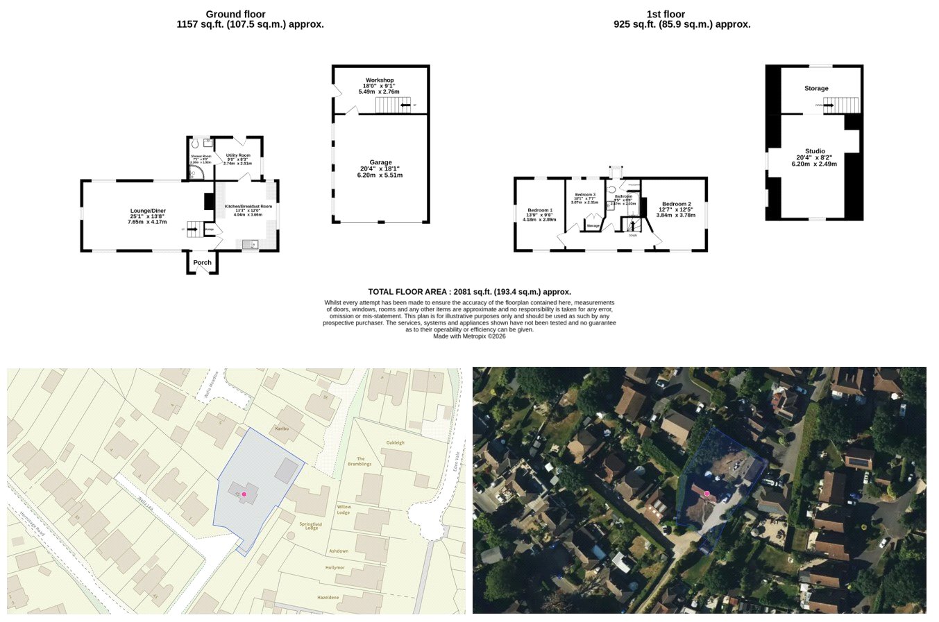Wells Bottom Farm,, East Grinstead, West Sussex floorplan