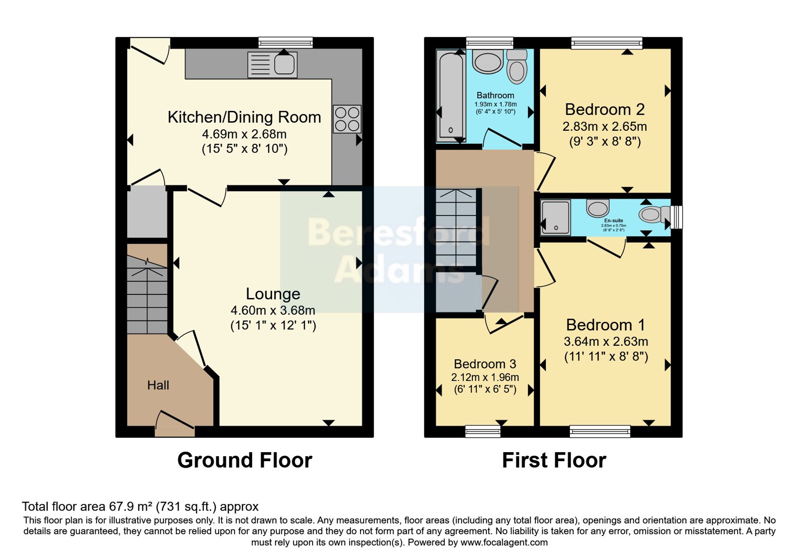 35, Uwch Y Mor, Holywell floorplan