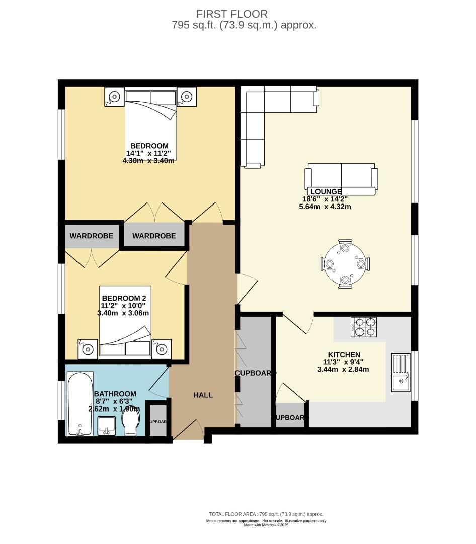 Flat 10, 148, Hannah Lodge, West Didsbury floorplan
