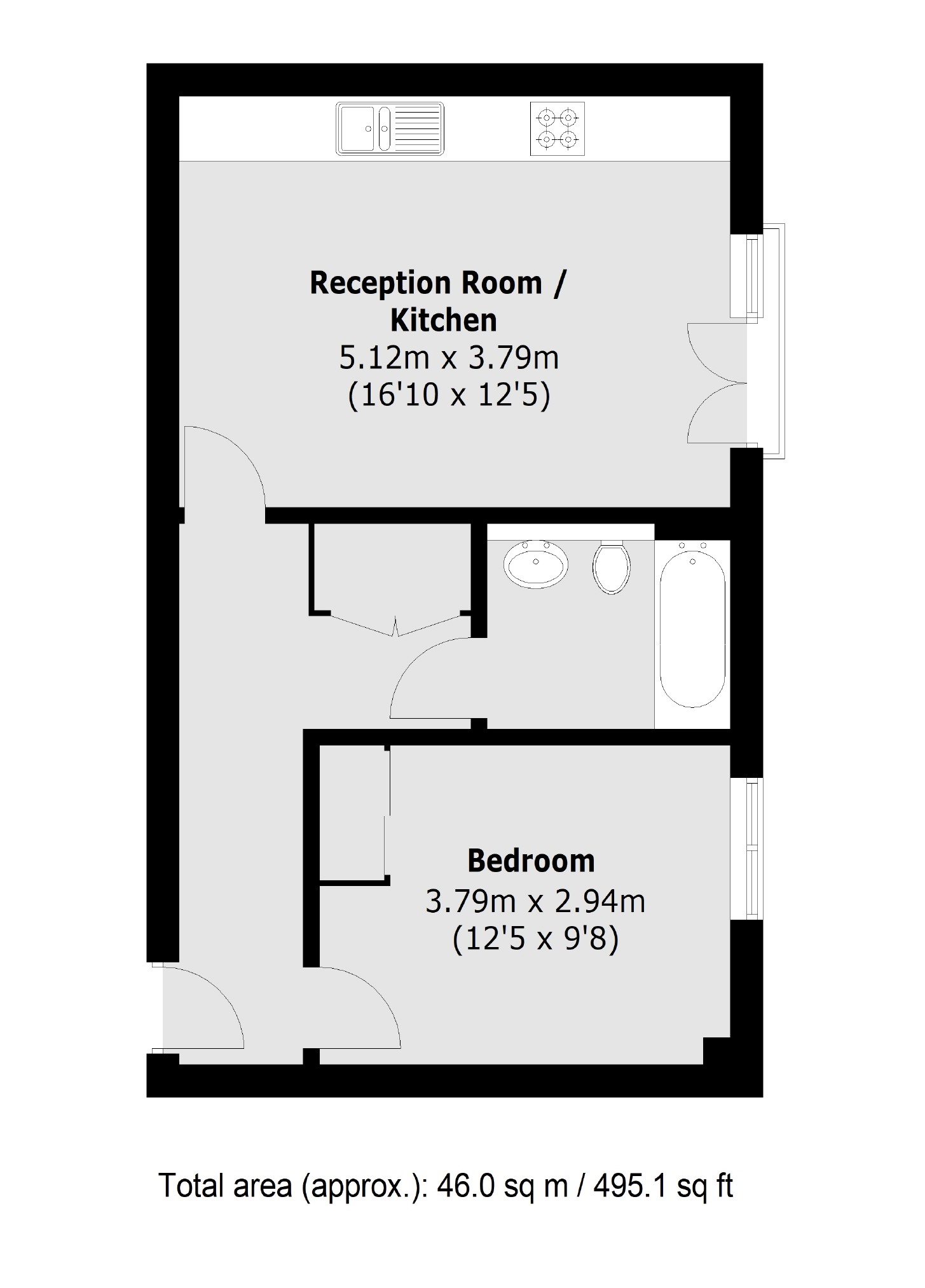 Broadwater Road, London floorplan