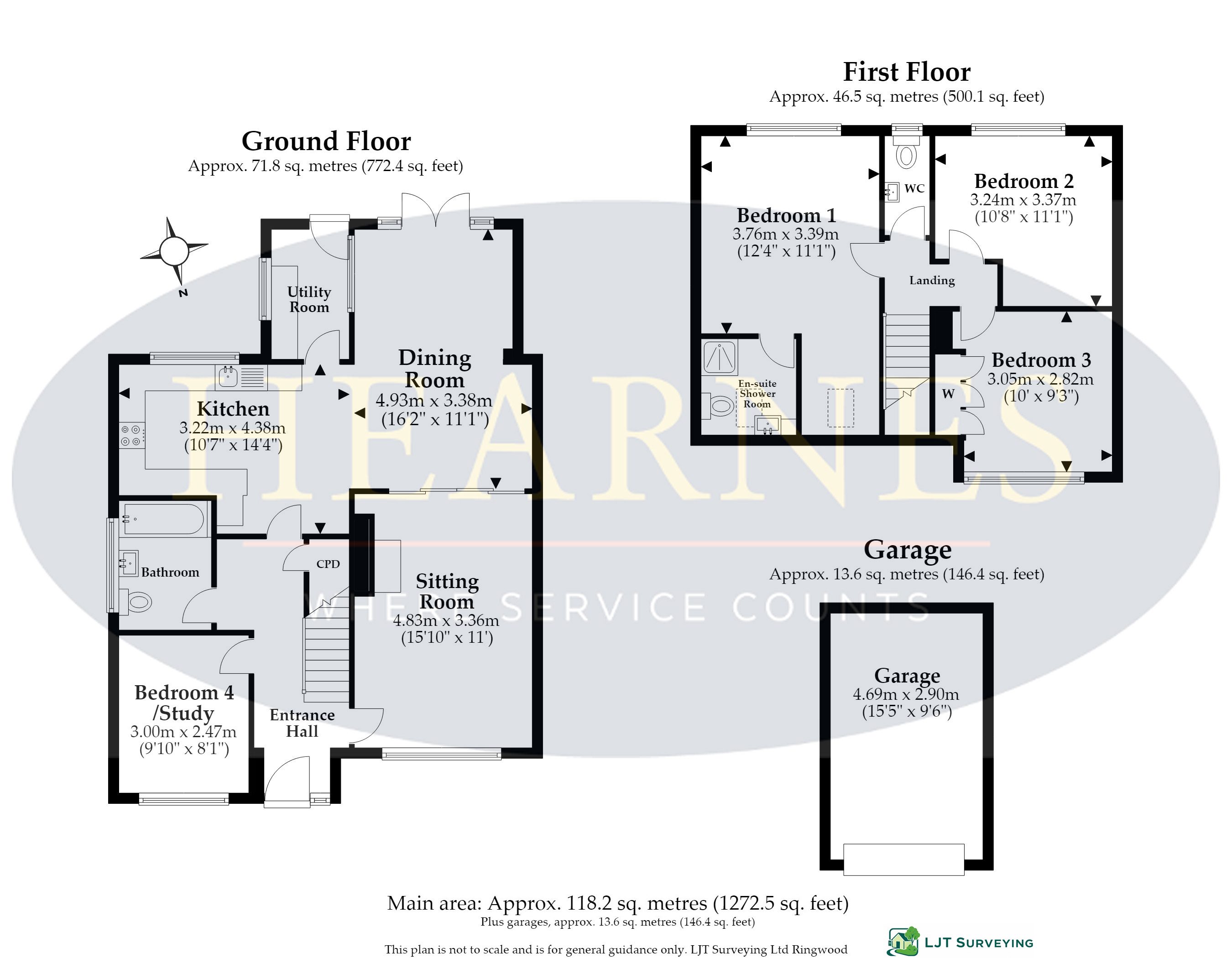 23, Cutlers Place, Colehill floorplan