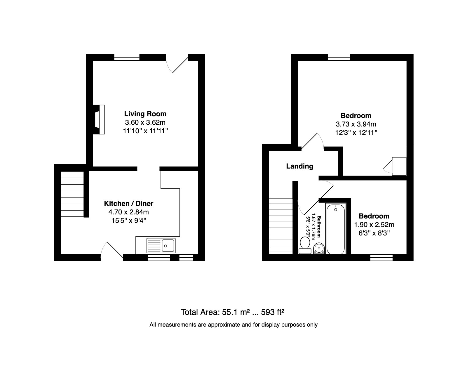 1 Harpers Yard, Creake Road, King's Lynn floorplan