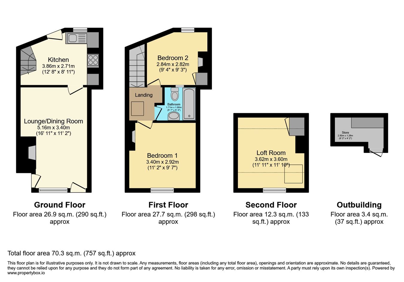 14, Station Road, Holt floorplan