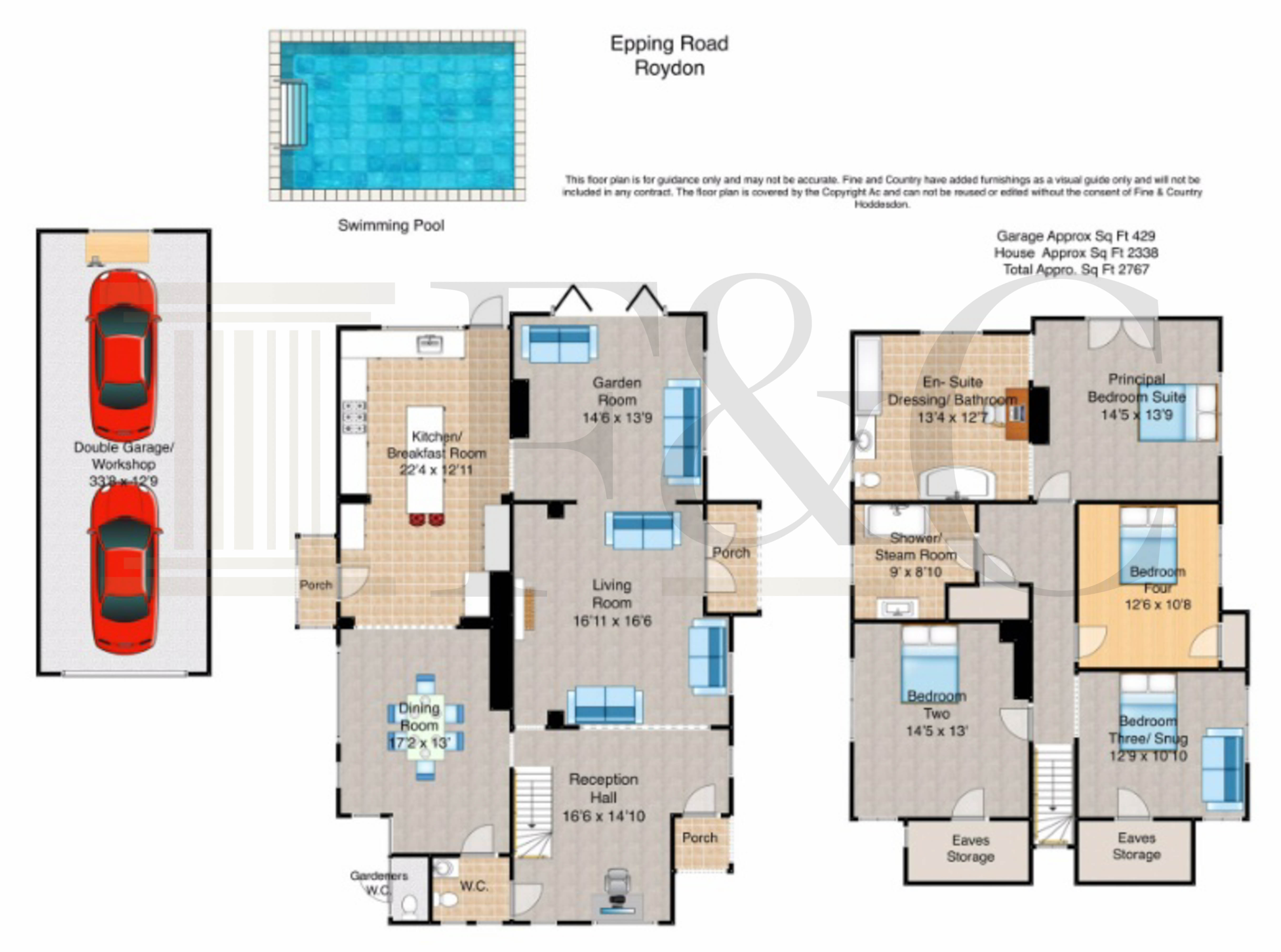 The Pippins, Epping Road, Roydon floorplan