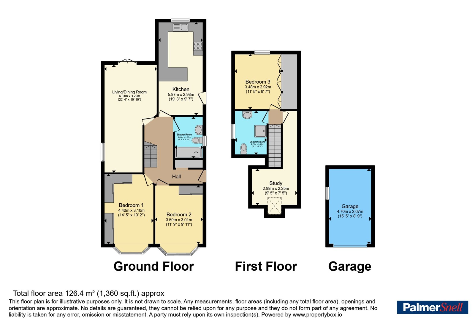 Castle Lane West, Bournemouth floorplan