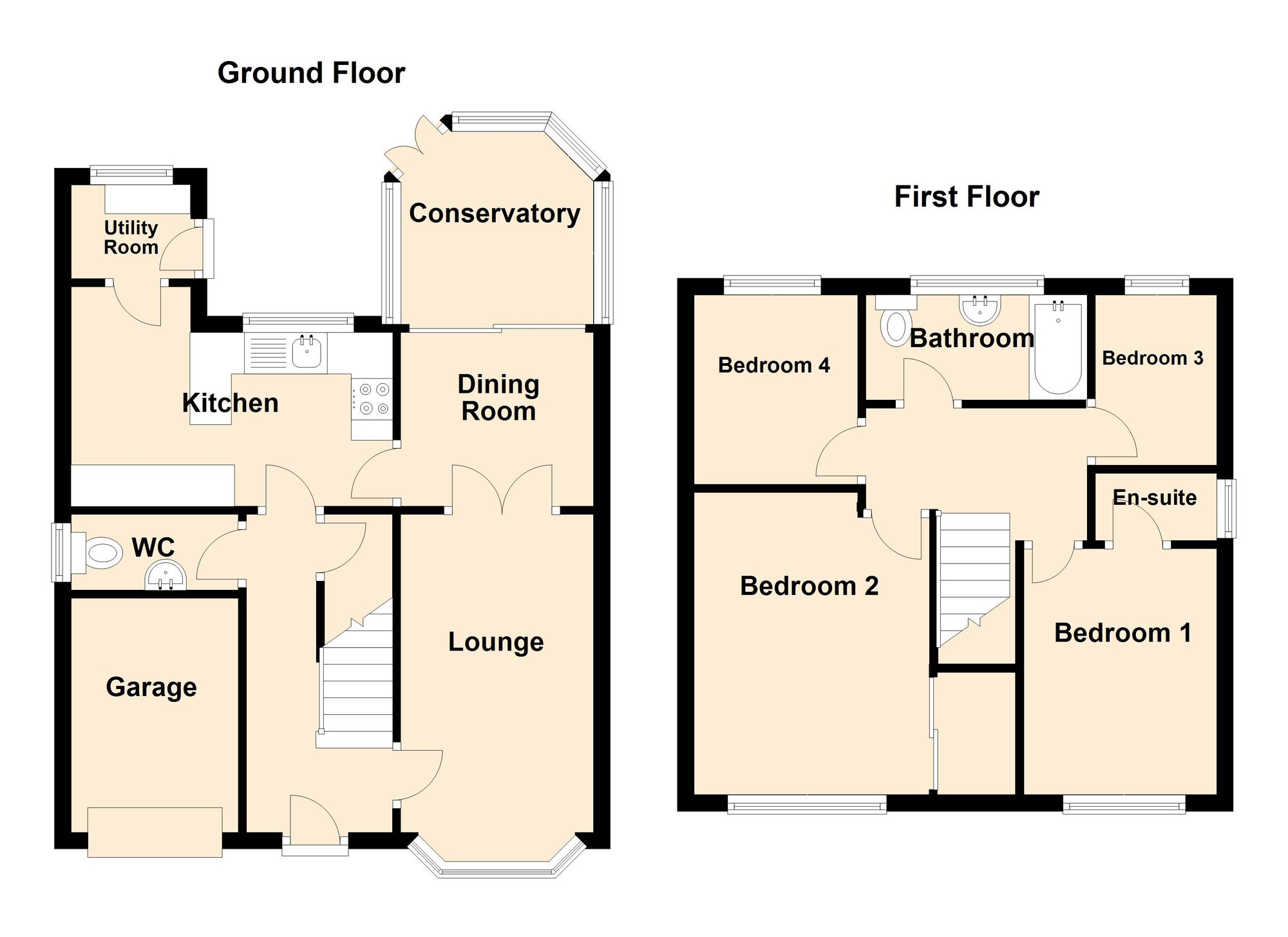 7 Salisbury Close, Gainsborough floorplan