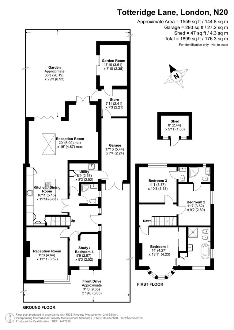 88, Totteridge Lane, Totteridge floorplan