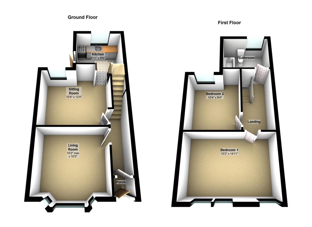 Craddock Street, Riverside, Cardiff CF11, 2 bedroom terraced house for