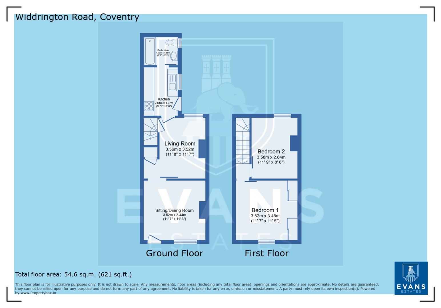 198, Widdrington Road, Coventry floorplan