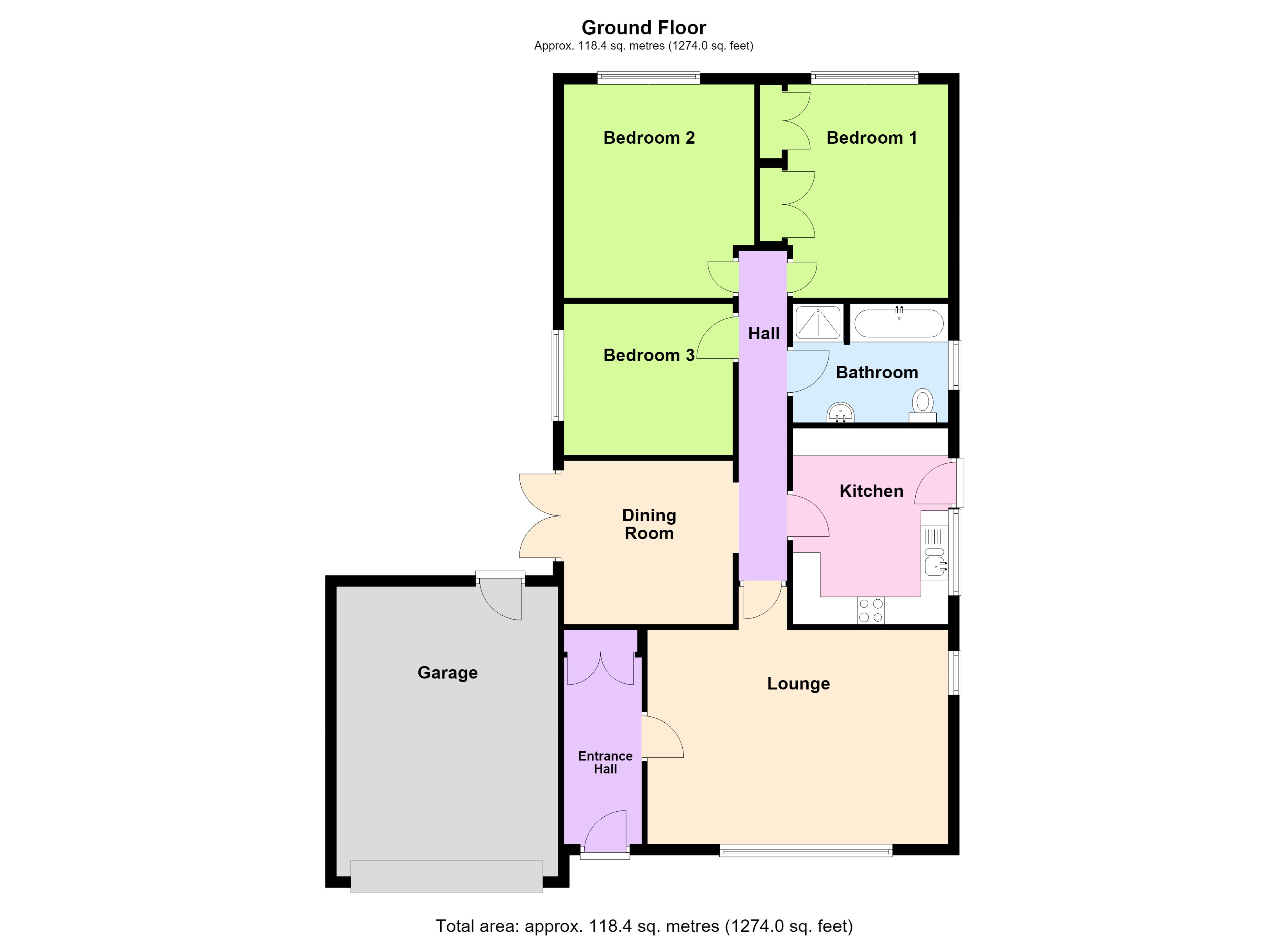 88, New Road, Chesterfield floorplan