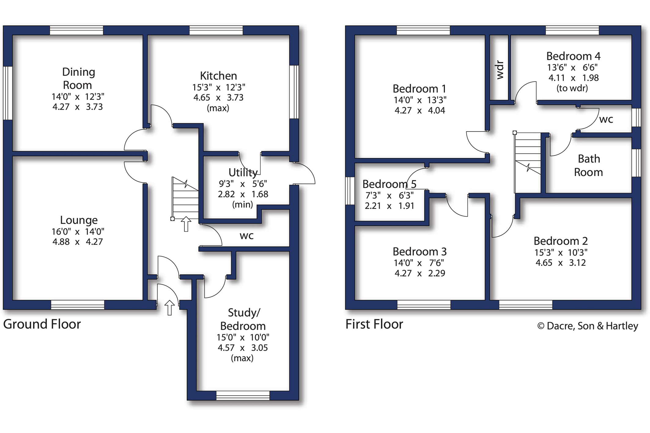 Wyther Vicarage,, Houghley Lane, West Yorkshire floorplan