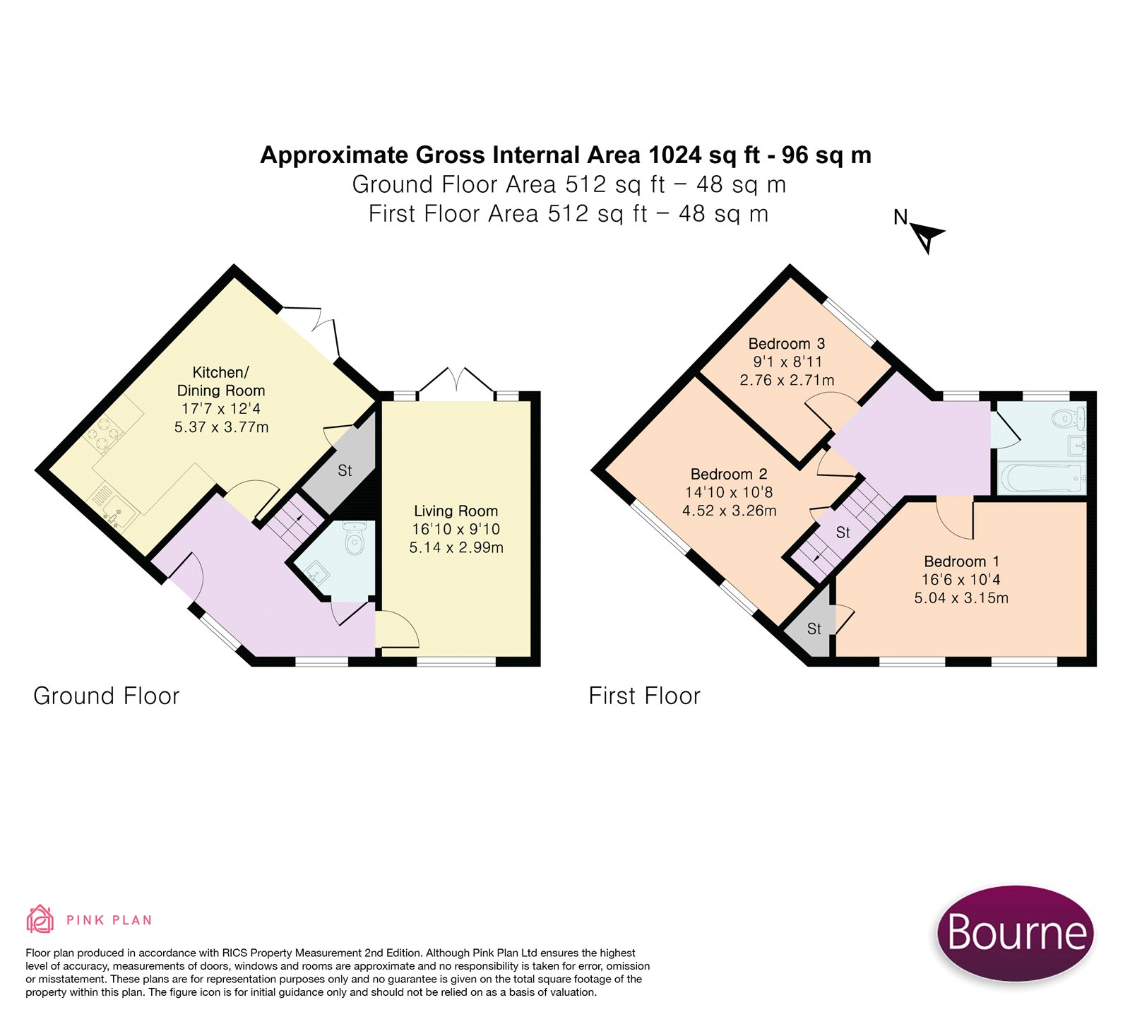 11, Russells Close, Aldershot floorplan
