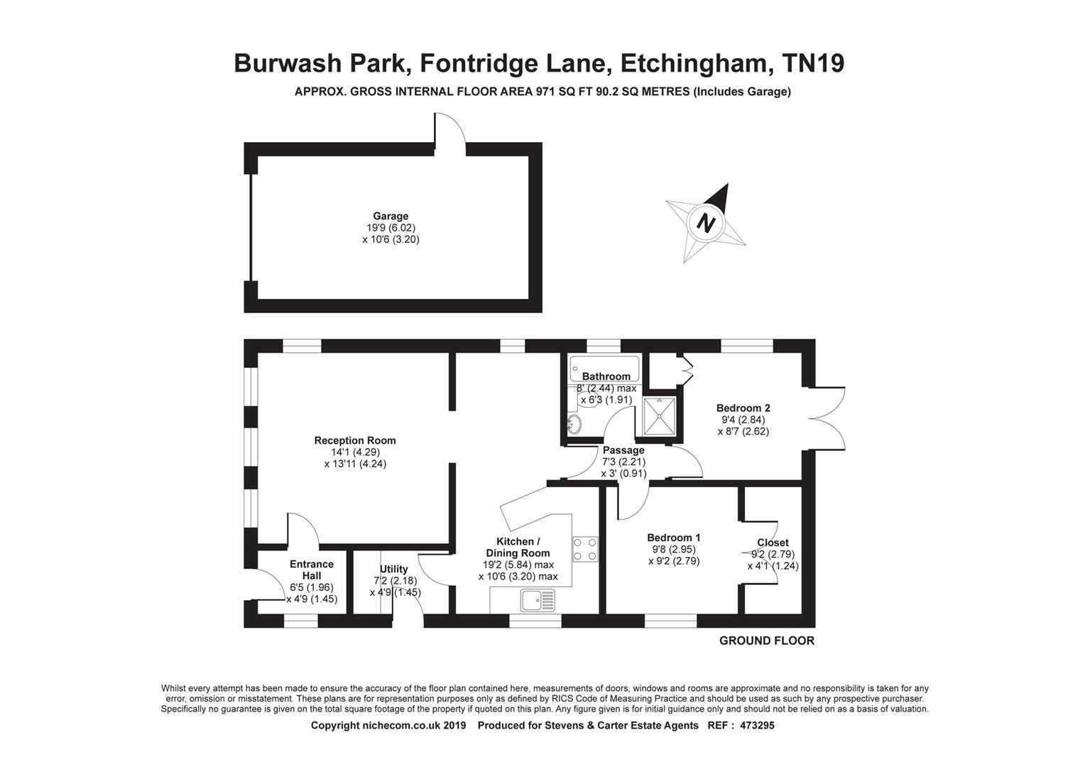 2 Bedrooms Mobile/park home for sale in Burwash Park, Fontridge Lane, Etchingham TN19